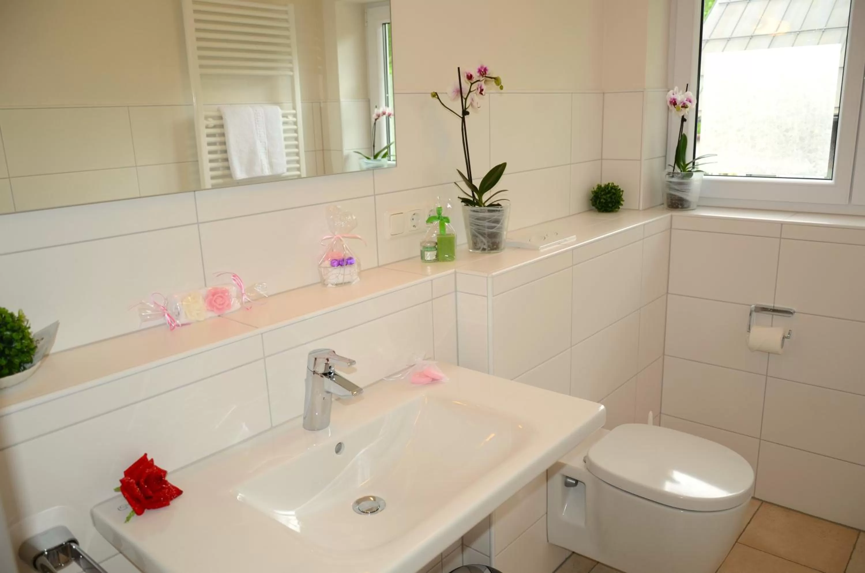 Staff, Bathroom in Hotel Cafe Fuggerhof