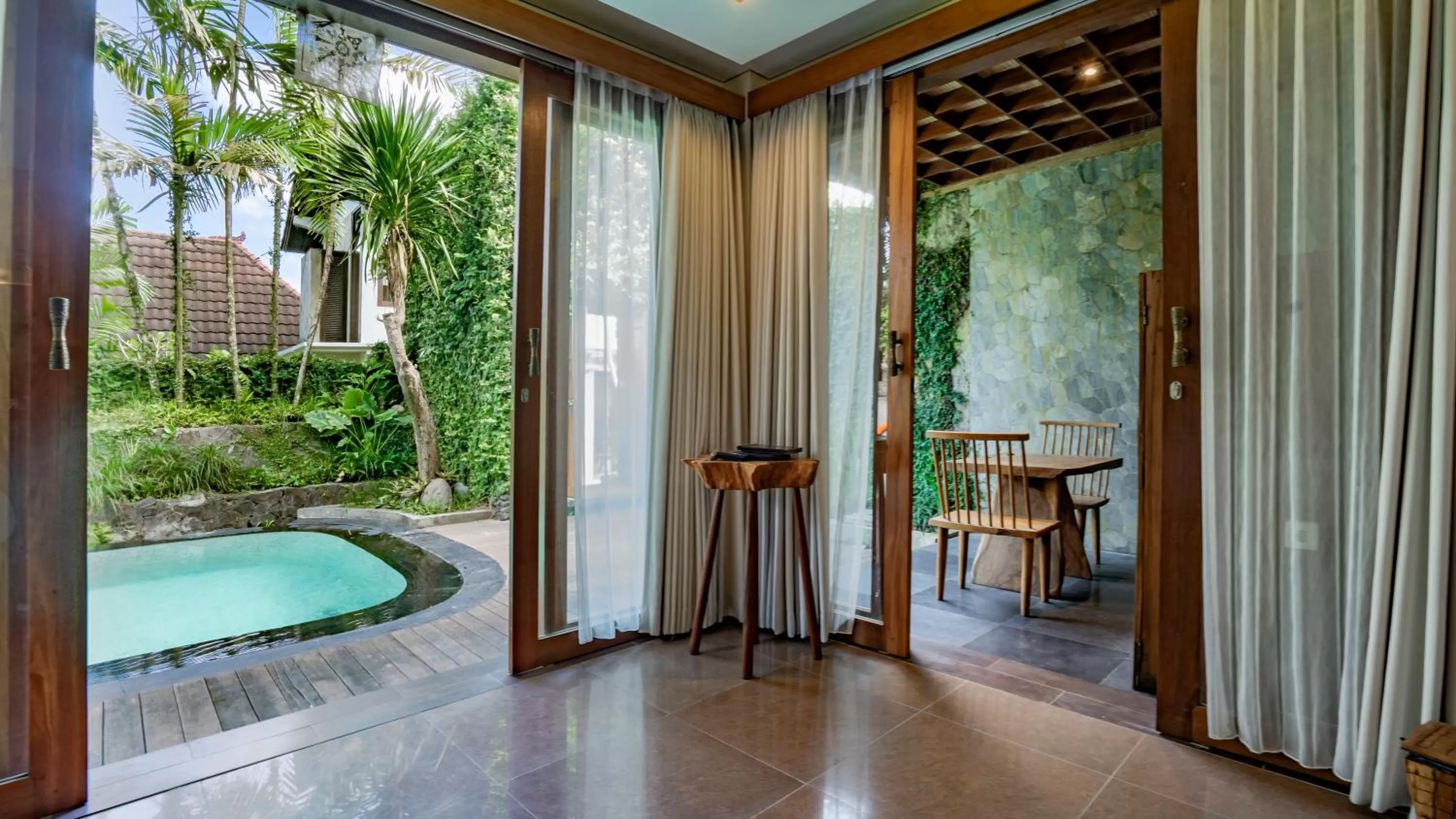 Garden in KajaNe Mua at Ubud Bali