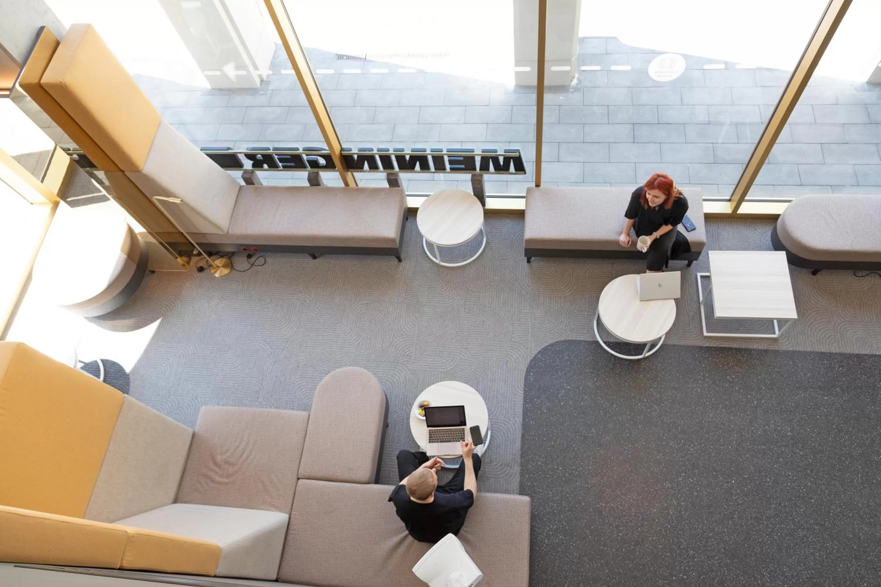 Lobby or reception in MEININGER Hotel Bremen Hauptbahnhof