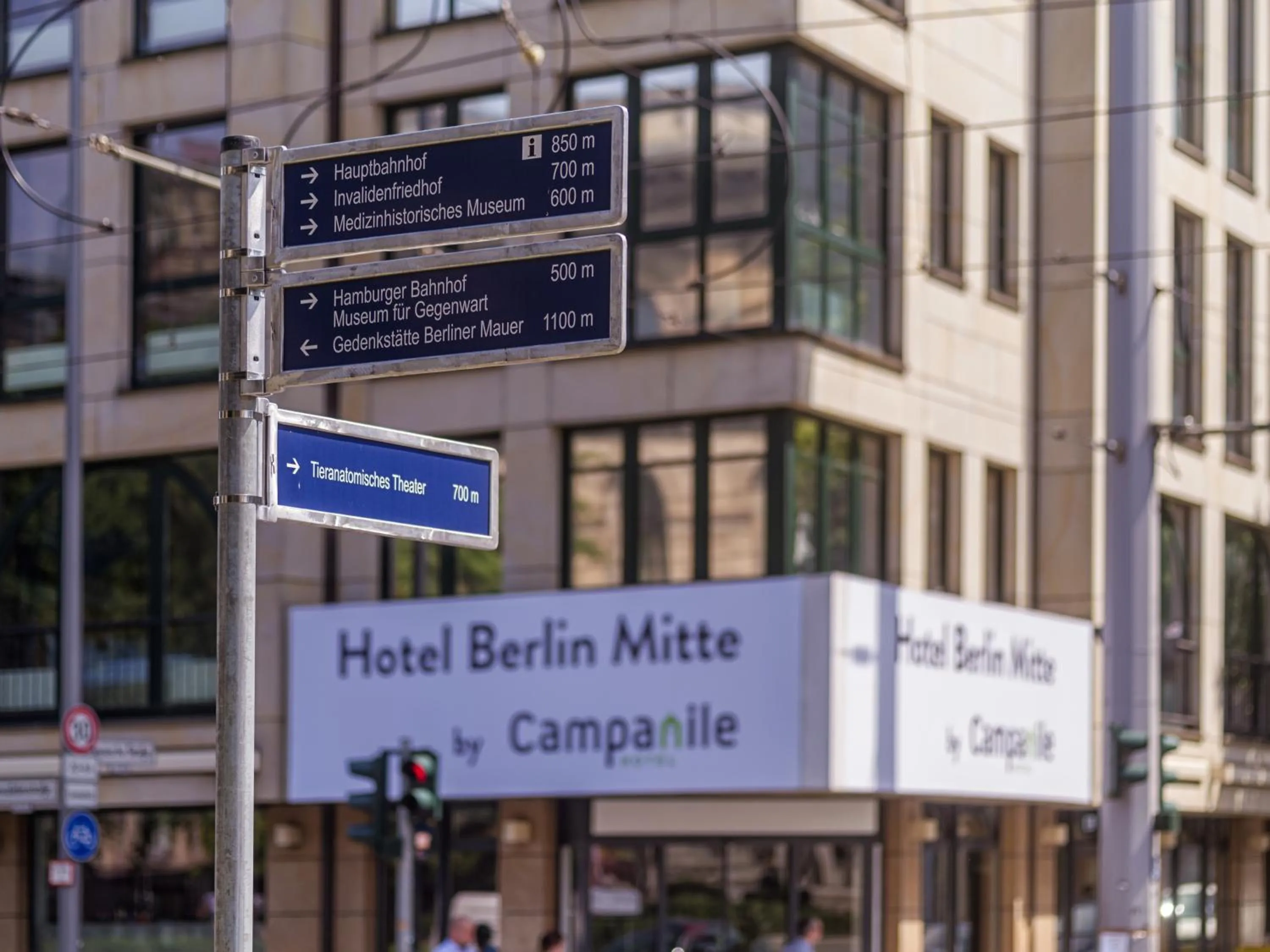 Facade/entrance in Hotel Berlin Mitte by Campanile