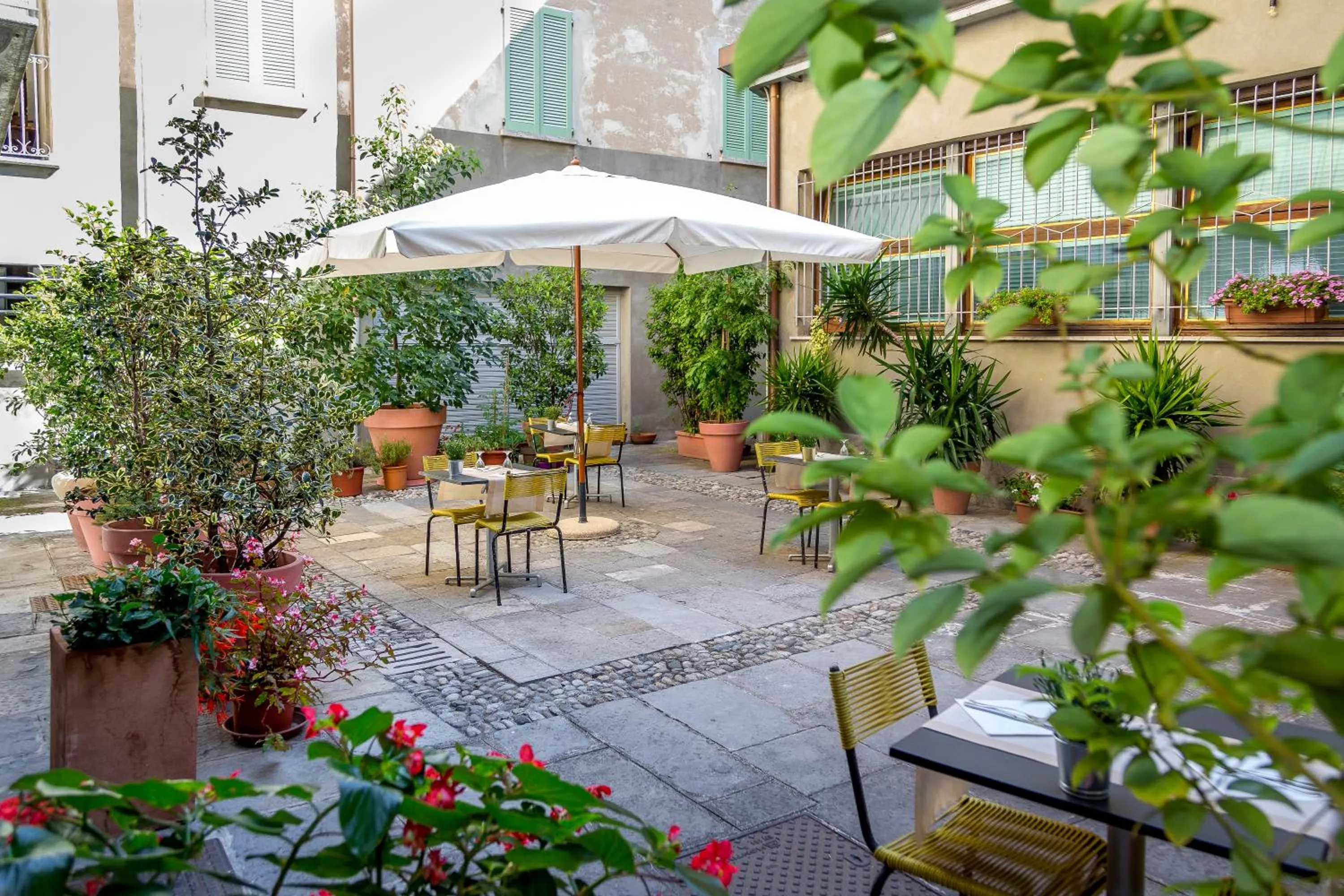 Garden in Hotel Tre Re