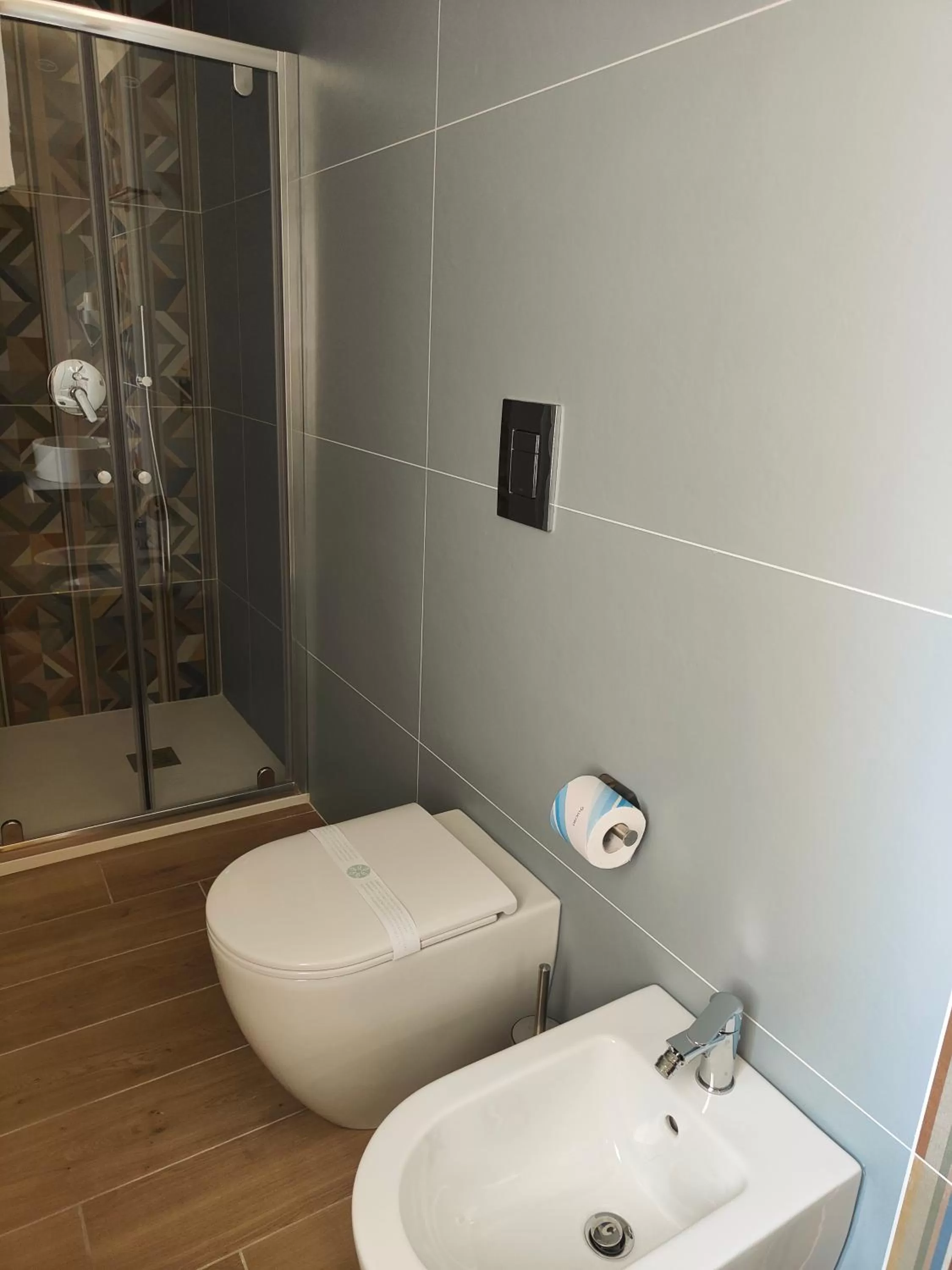 Bathroom in Pompeya Bed and Breakfast