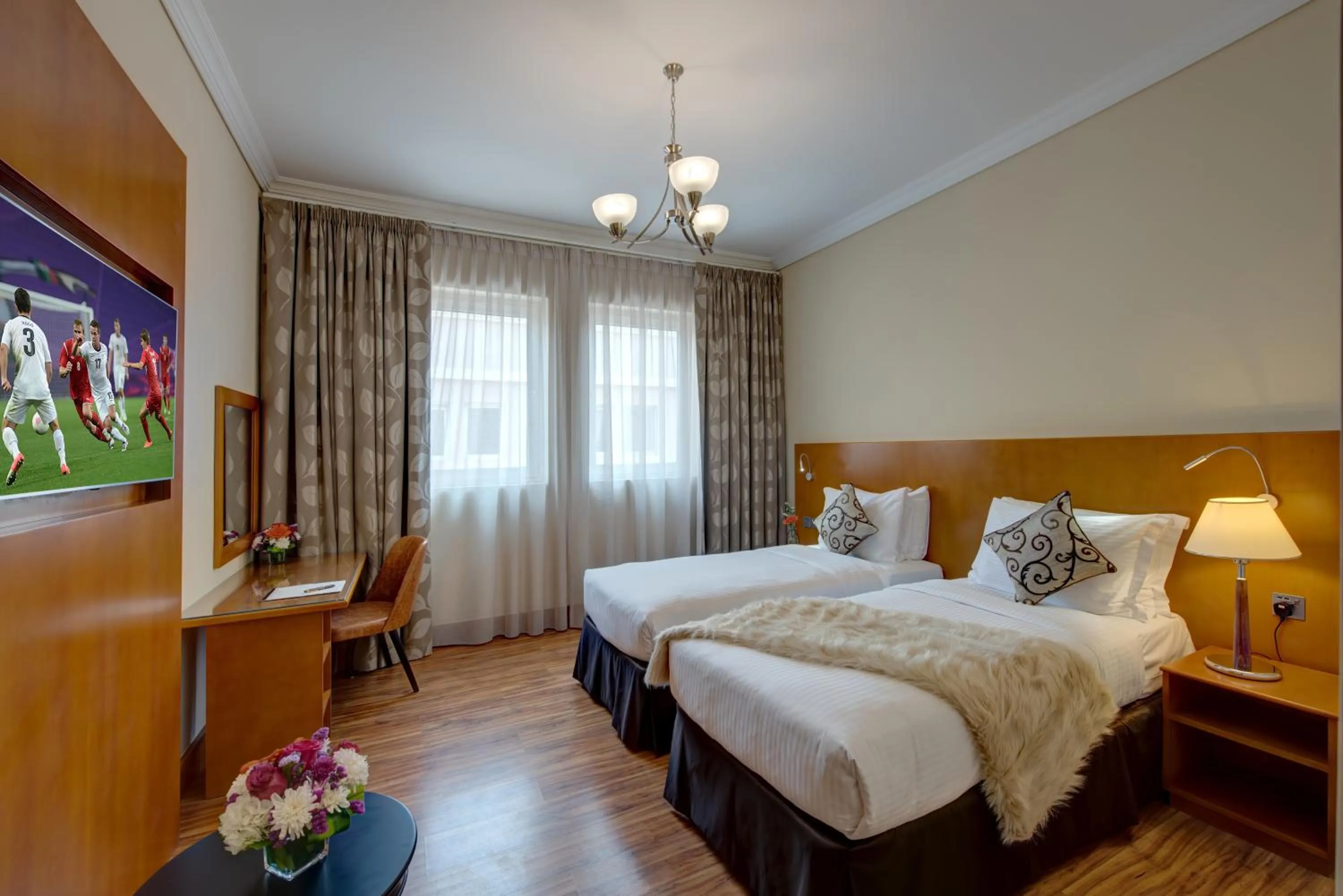 Bedroom, Bed in J5 Villas Holiday Homes Barsha Gardens