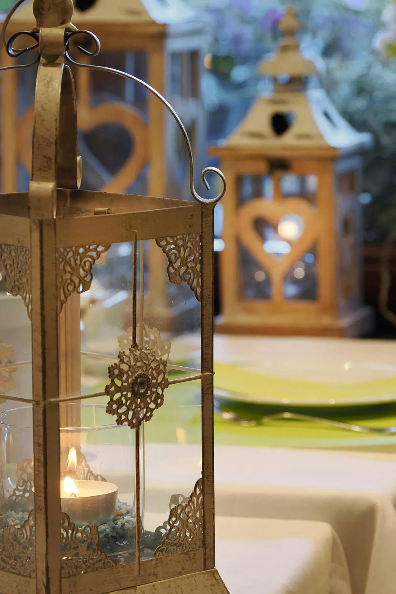 Decorative detail in Ristorante Charme Hotel Tre Terre