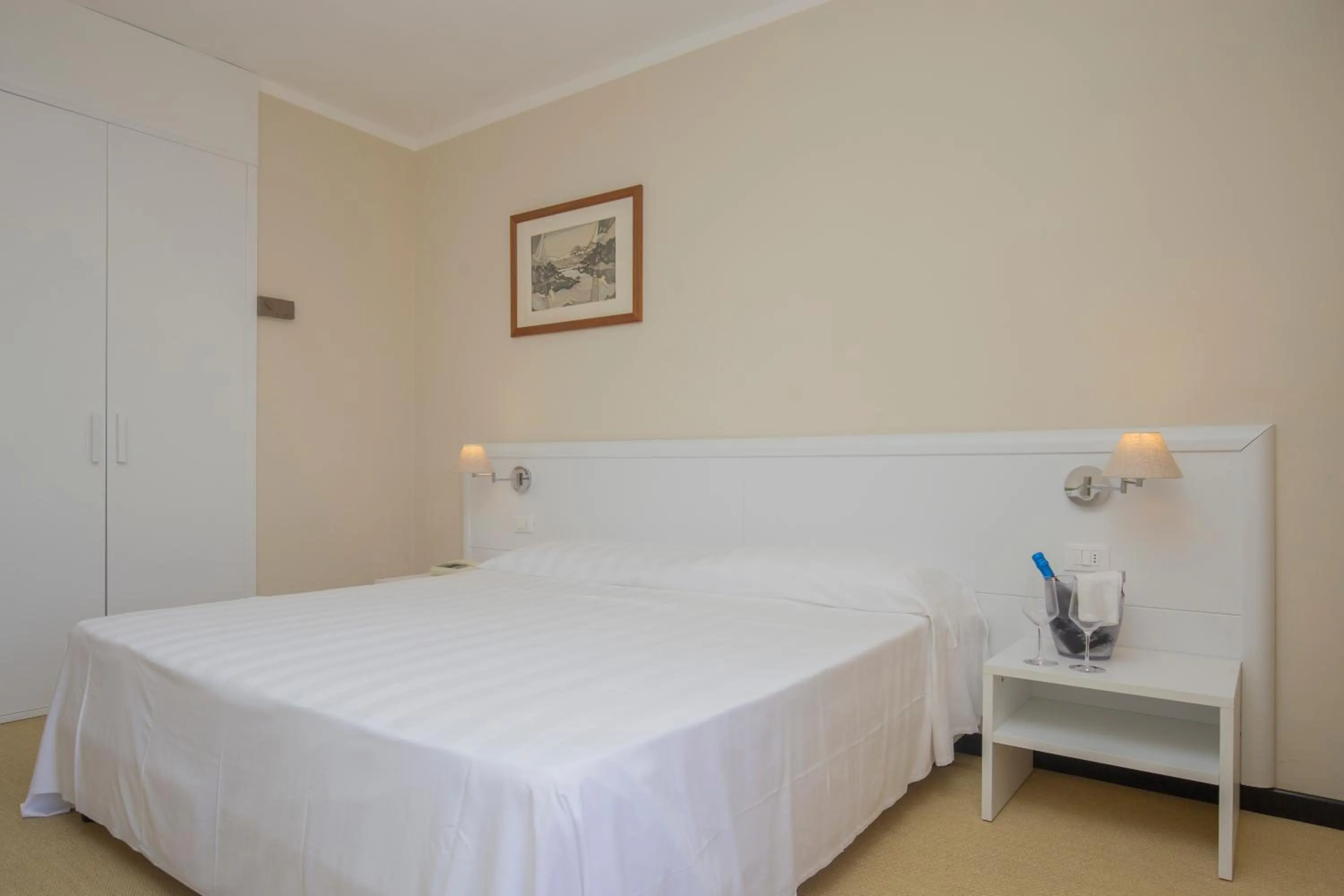 Bed in Hotel Fabricia