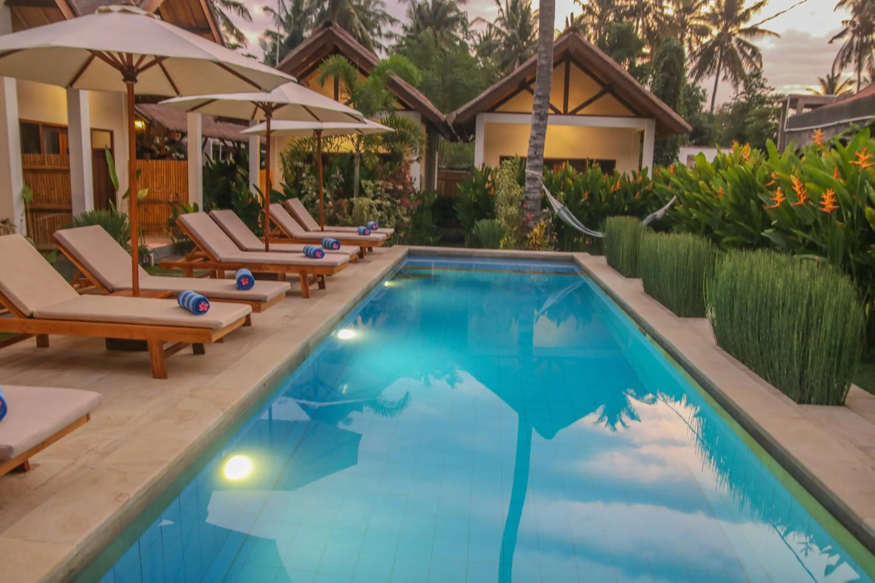 Swimming pool in Cozy Cottages Lombok