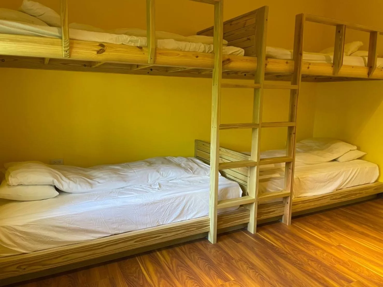 Bed in American Village Resort