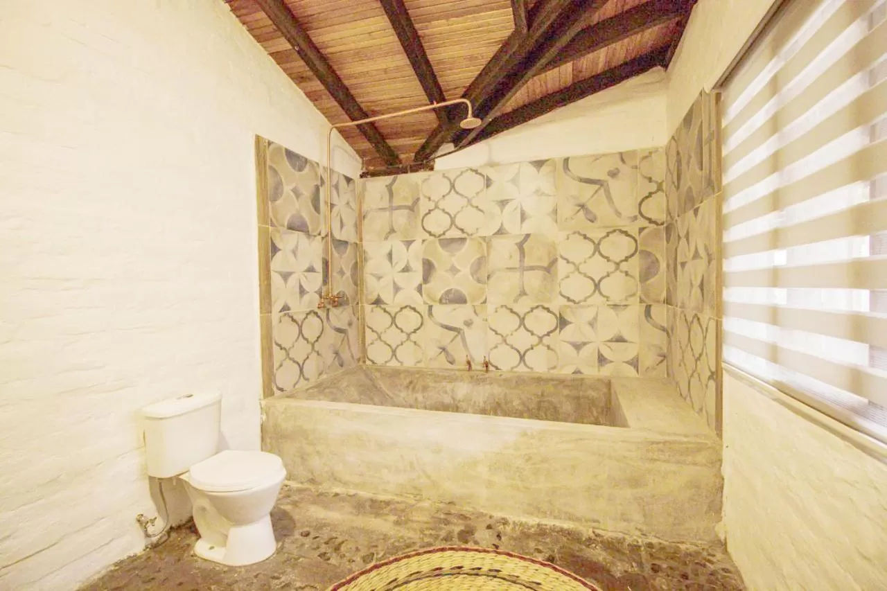 Bathroom in Rústic Hotel Quinta La Aurora