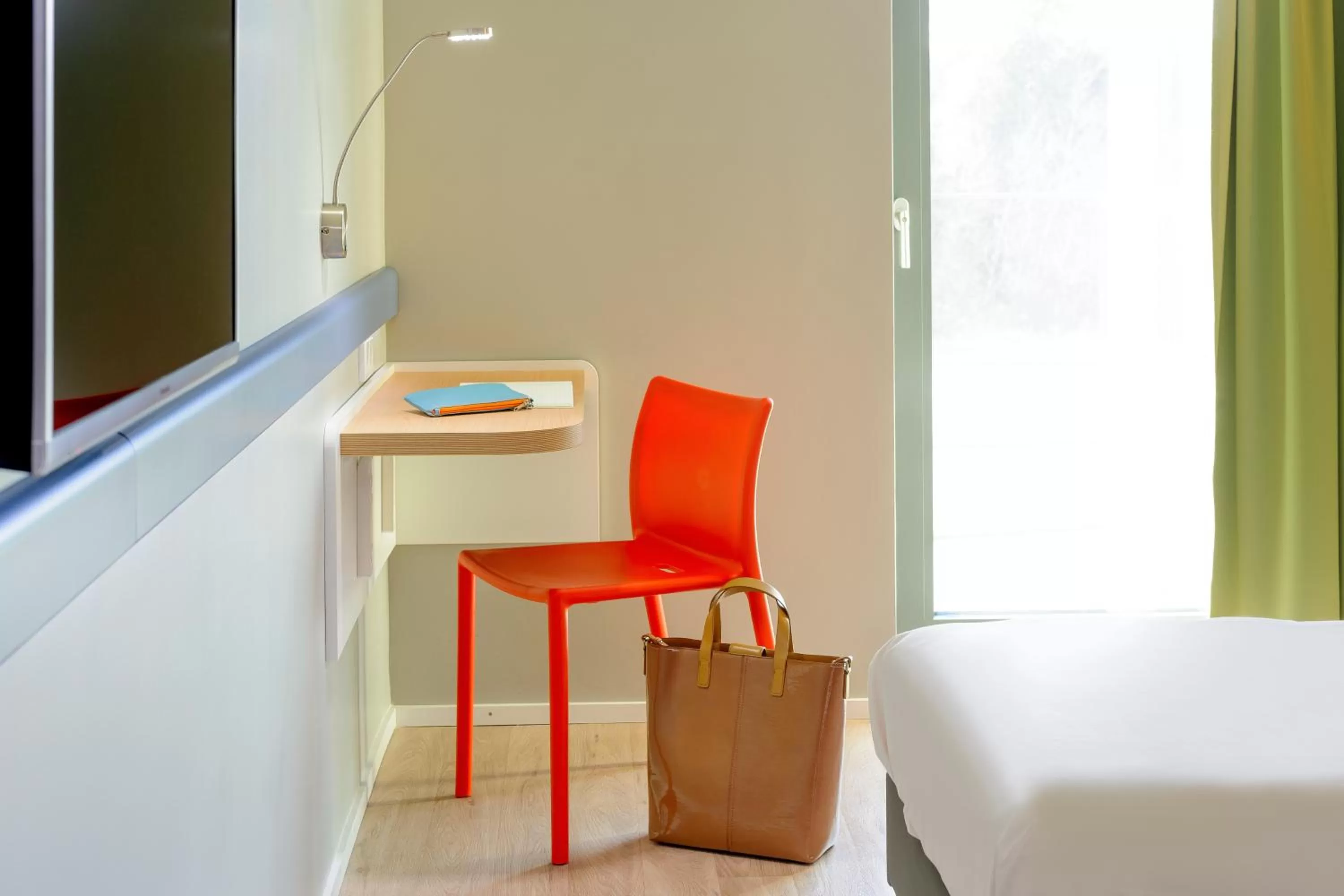 Decorative detail, Bed in ibis budget Konstanz