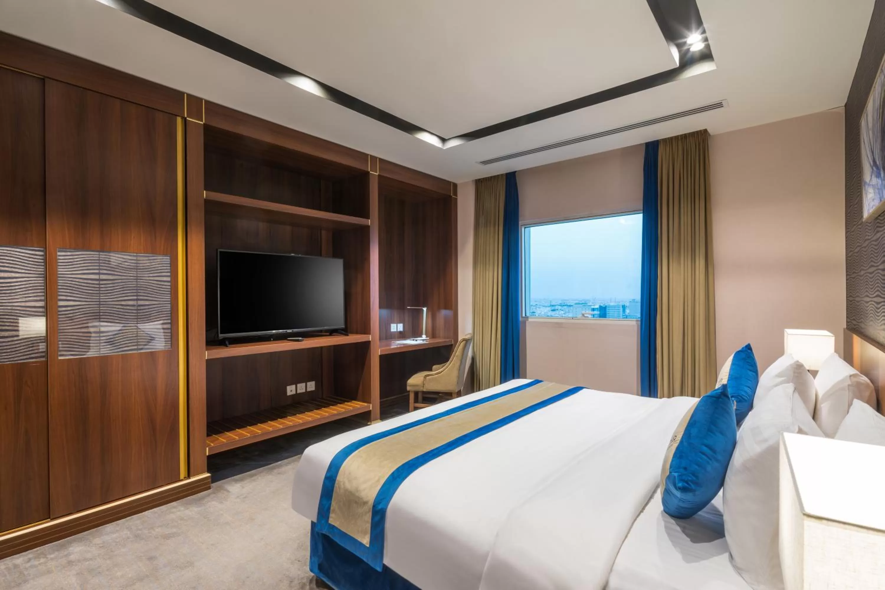 Bedroom, Bed in Al Malqa Elite Hotel