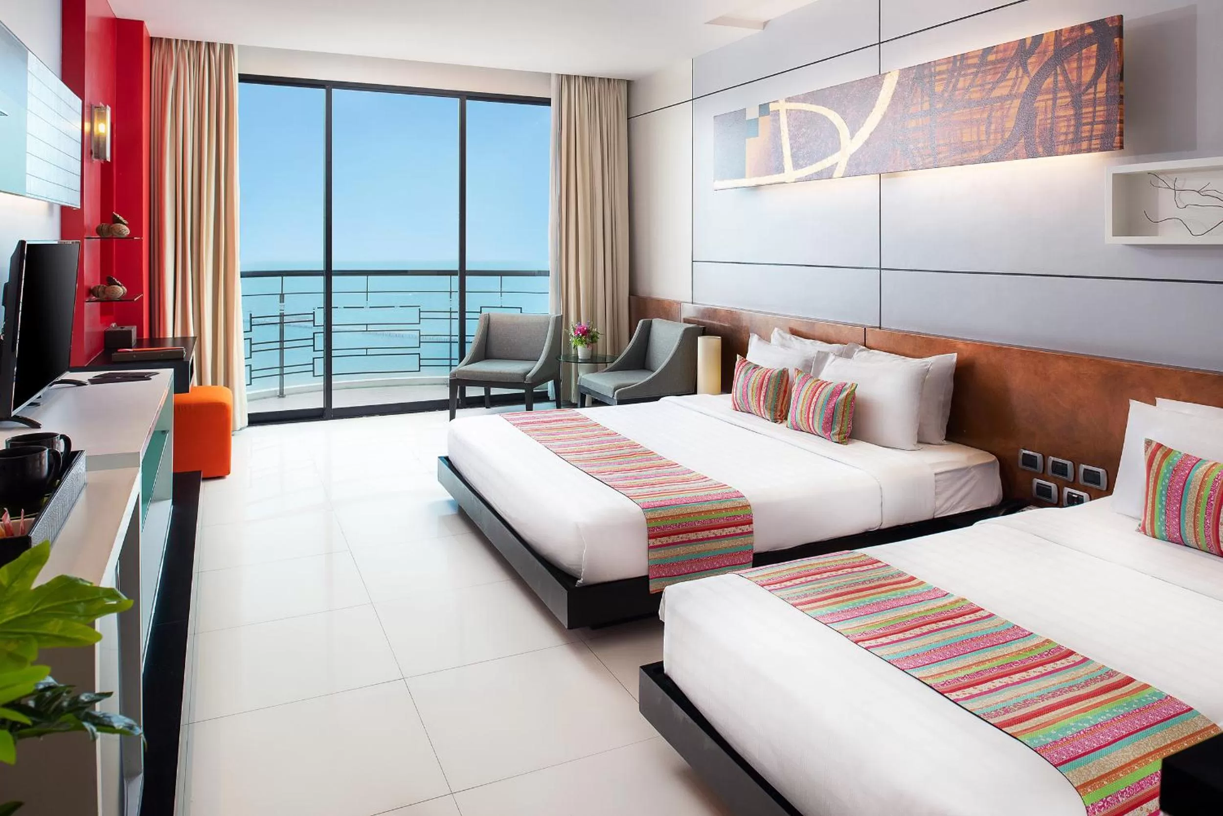 Sea view, Bed in The Zign Hotel