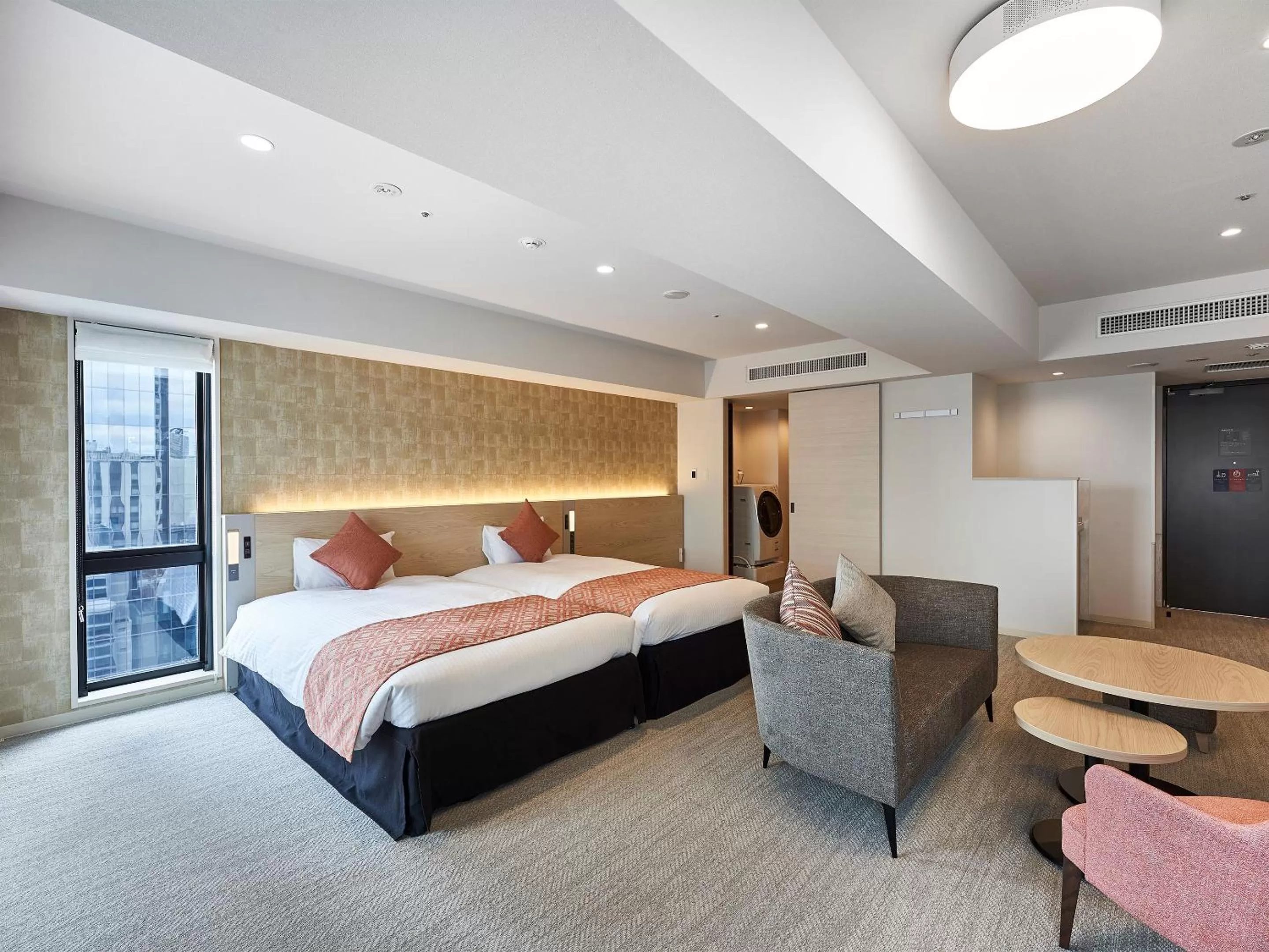 Bed in DEL style Osaka-Shinsaibashi by Daiwa Roynet Hotel