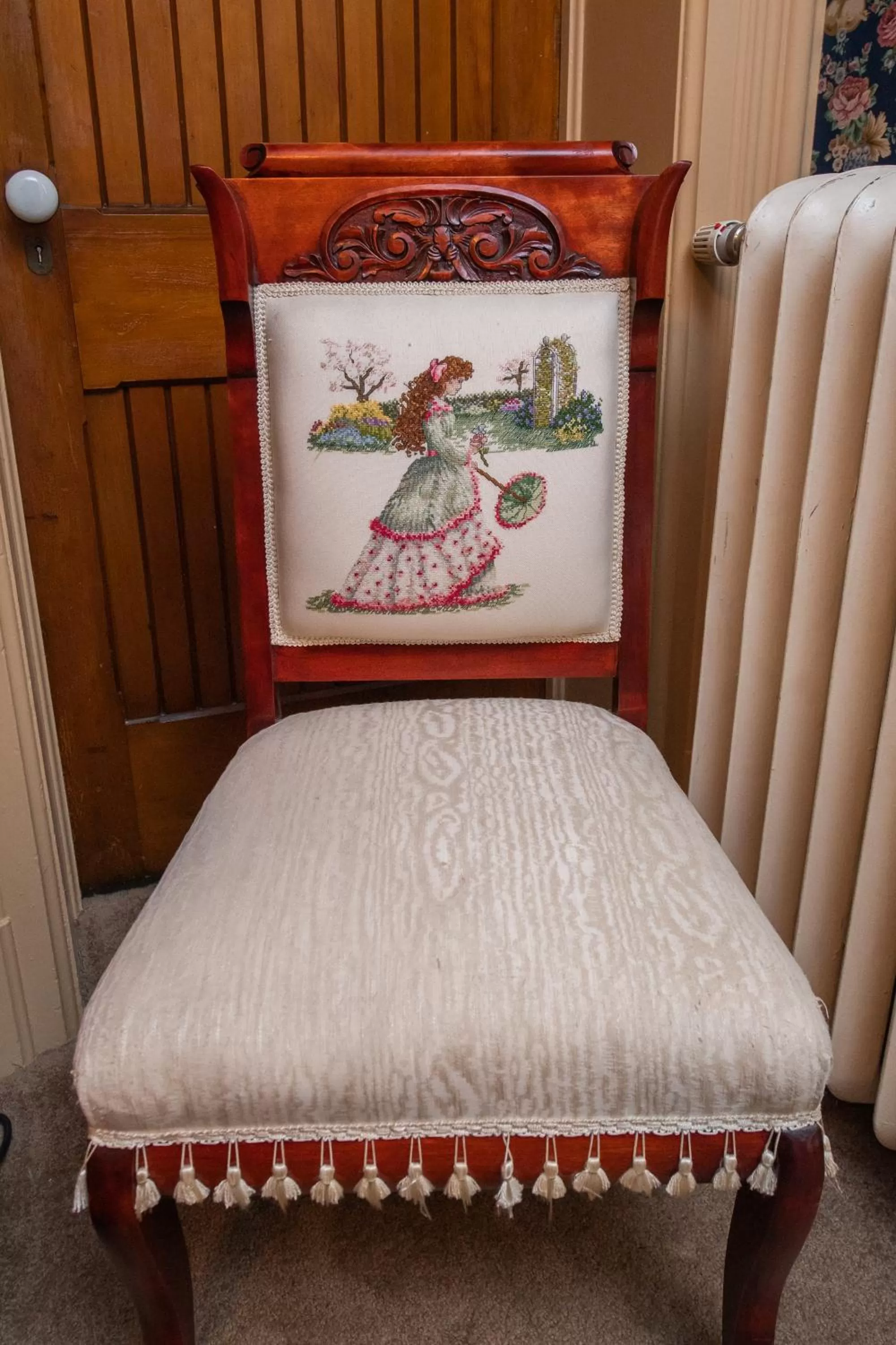 Decorative detail, Bed in Spencer House Bed & Breakfast