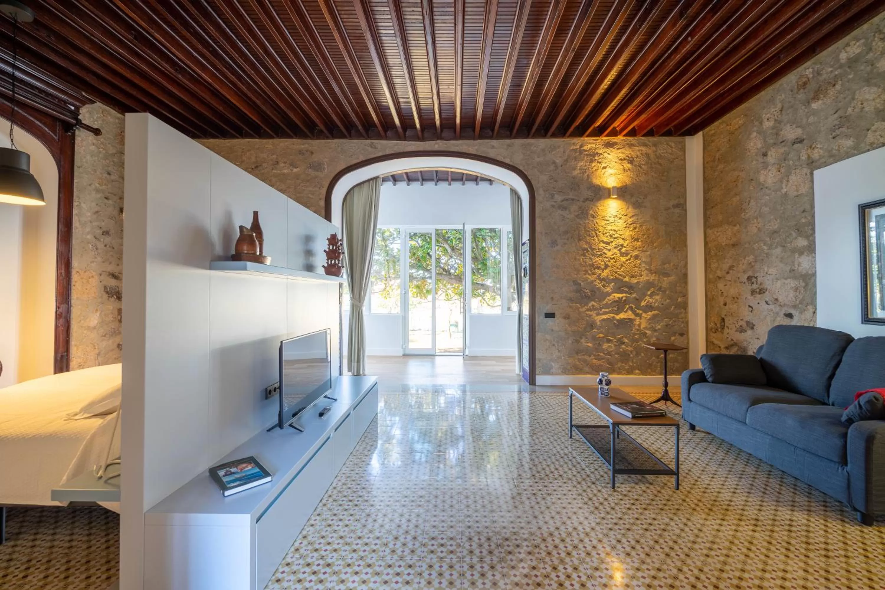 Living room in Albor Suites