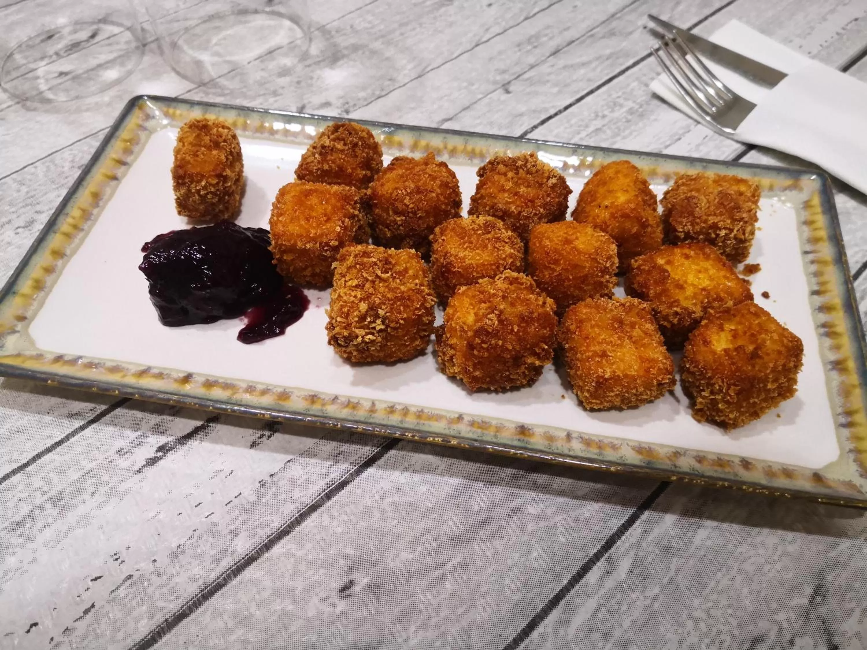 Food close-up in Hotel Aro'S