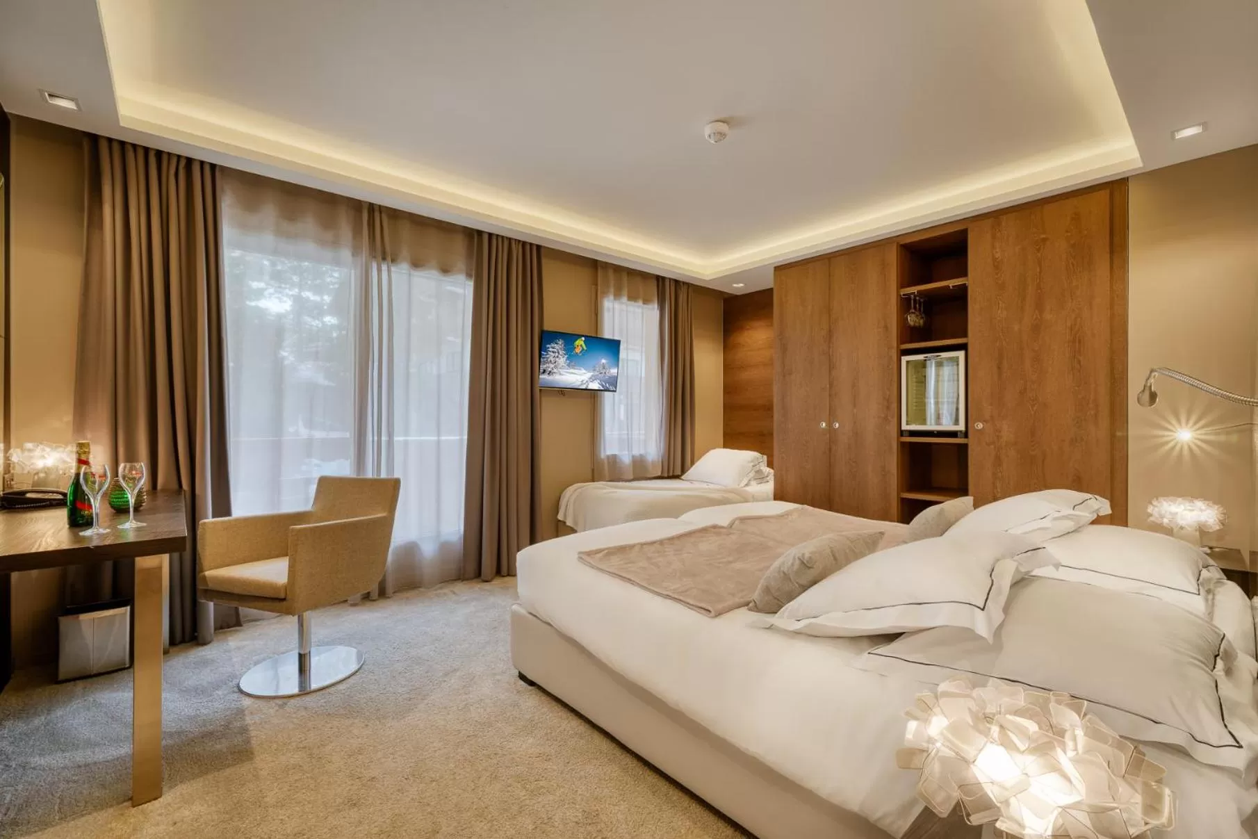 Photo of the whole room, Bed in Hotel Le Tremplin