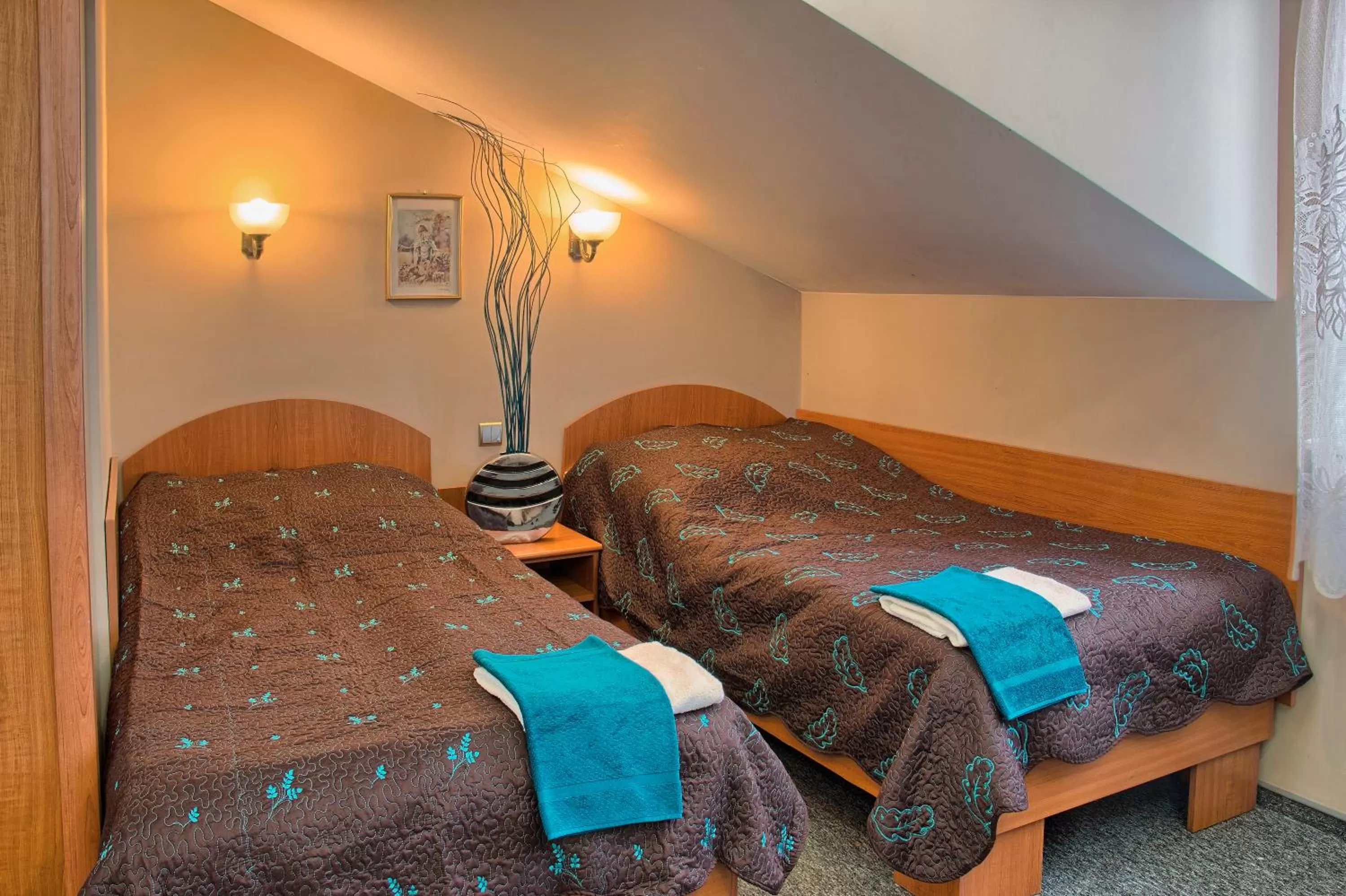 Bed in Hotel Kasieńka