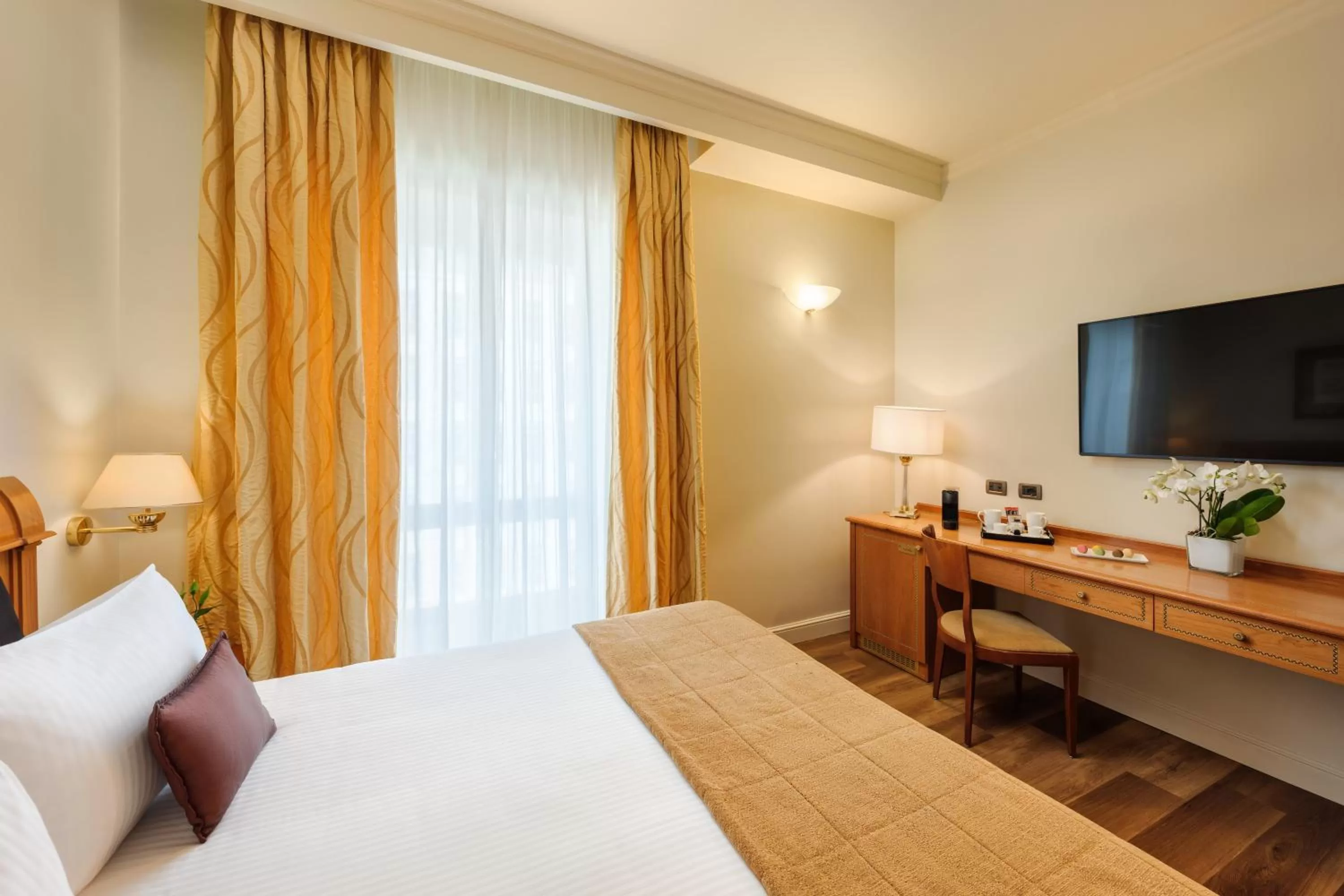 Bed in Hotel Dei Cavalieri Milano Duomo