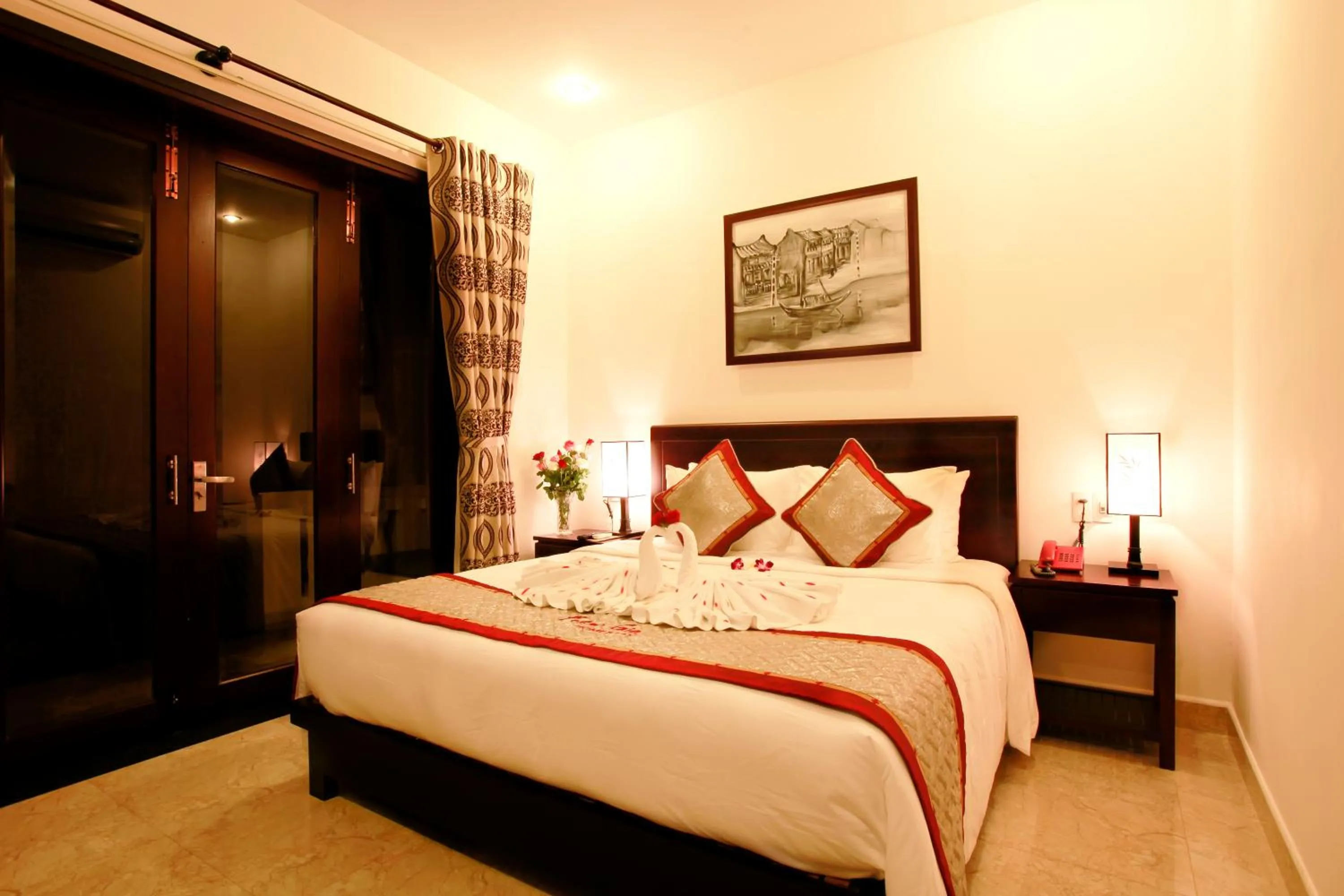 Photo of the whole room, Bed in Pham Gia Boutique Villa