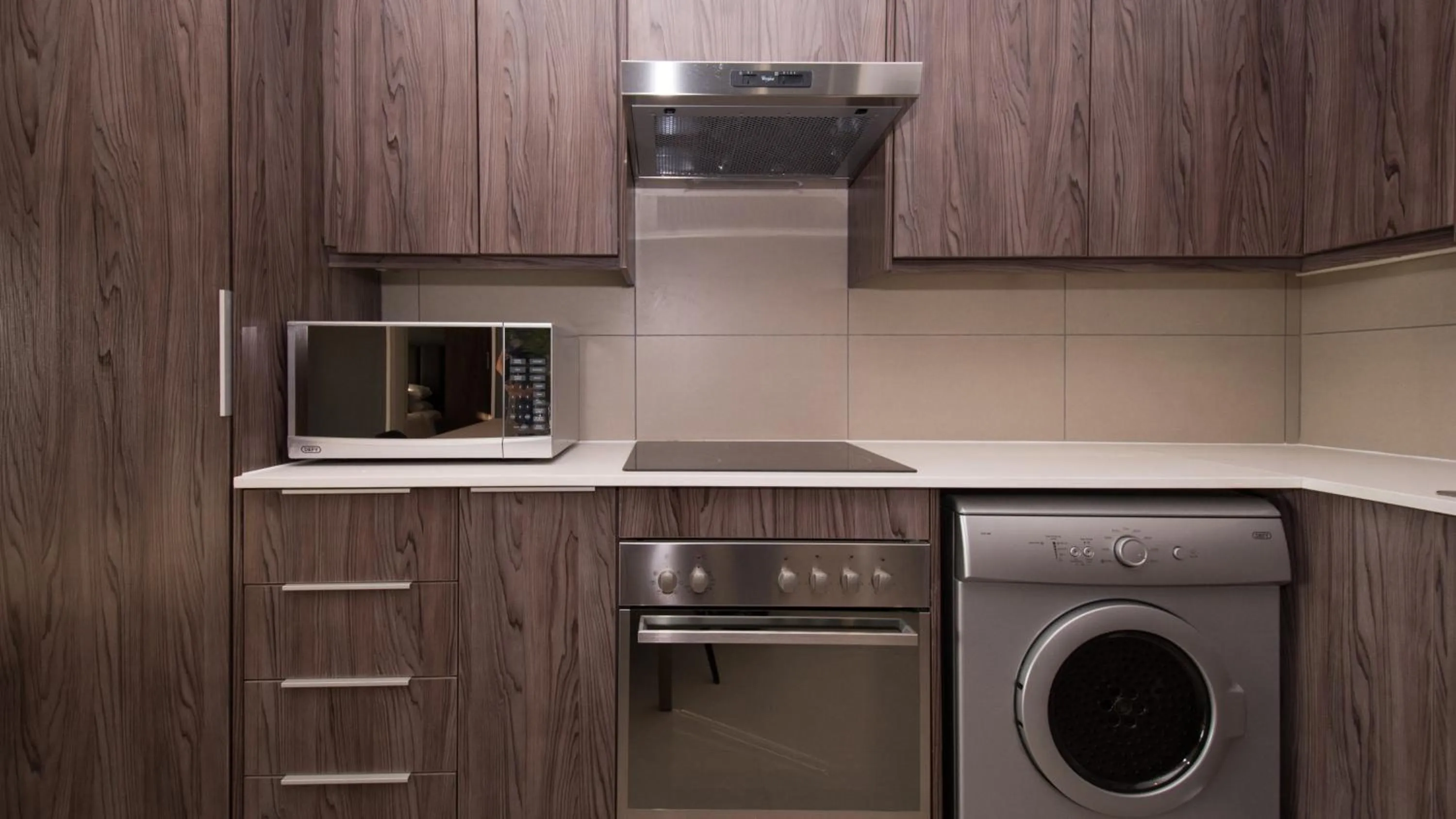 Kitchen or kitchenette in Odyssey Luxury Apartments - Back Up Generator