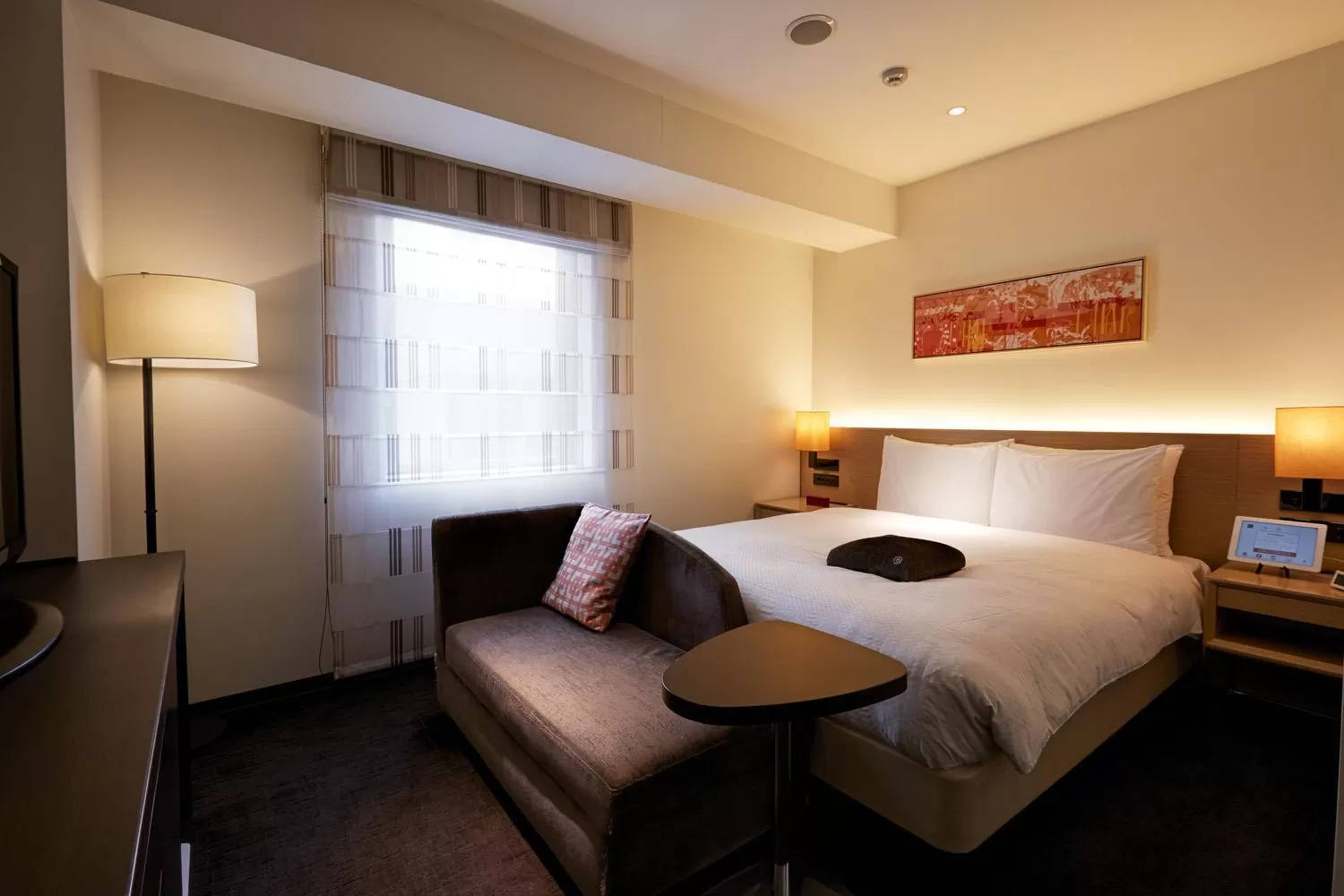 Photo of the whole room, Bed in HOTEL FORZA HAKATAEKI CHIKUSHI-GUCHI Ⅰ