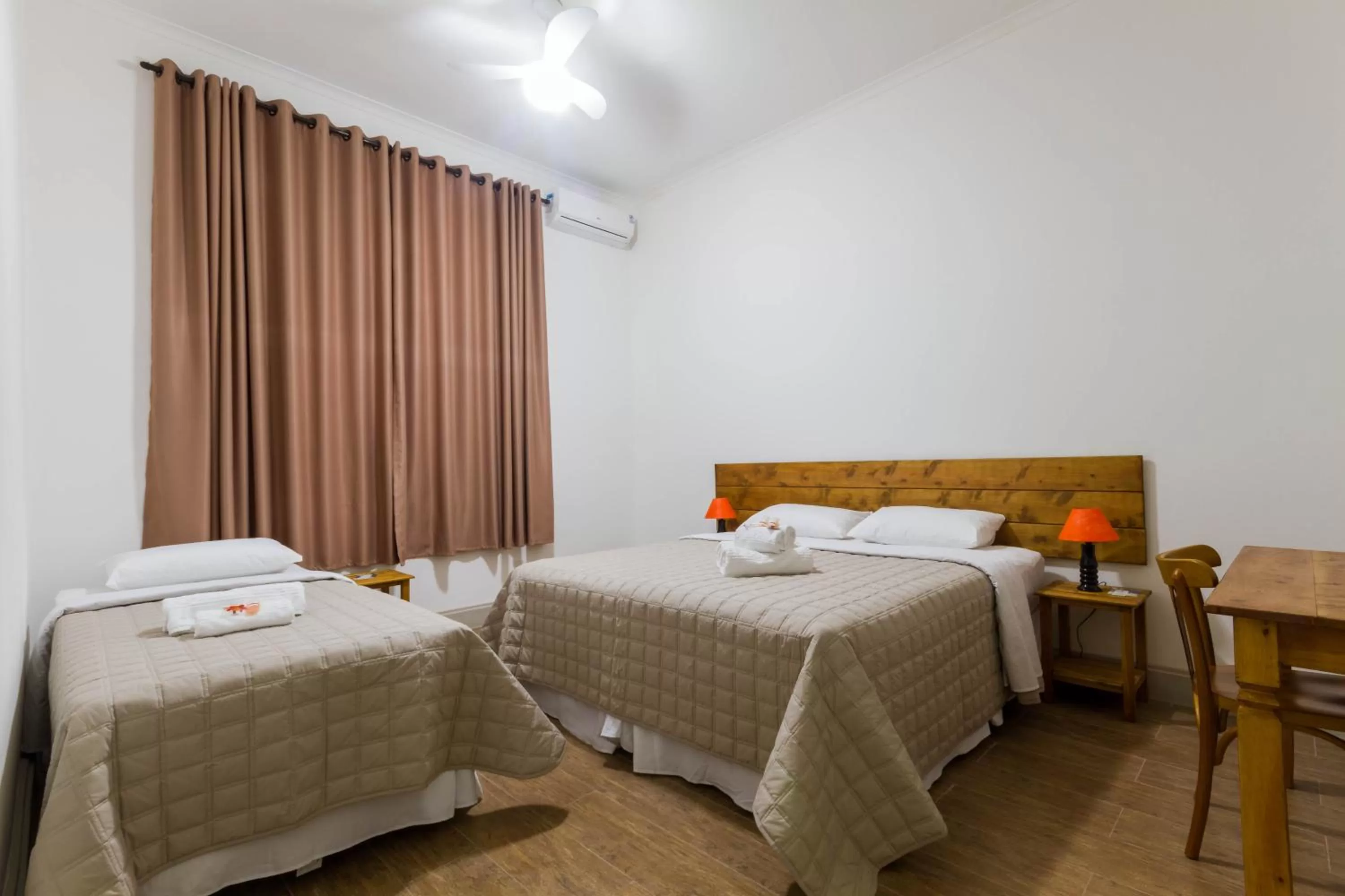 Bed in Pousada Sagrados Corações