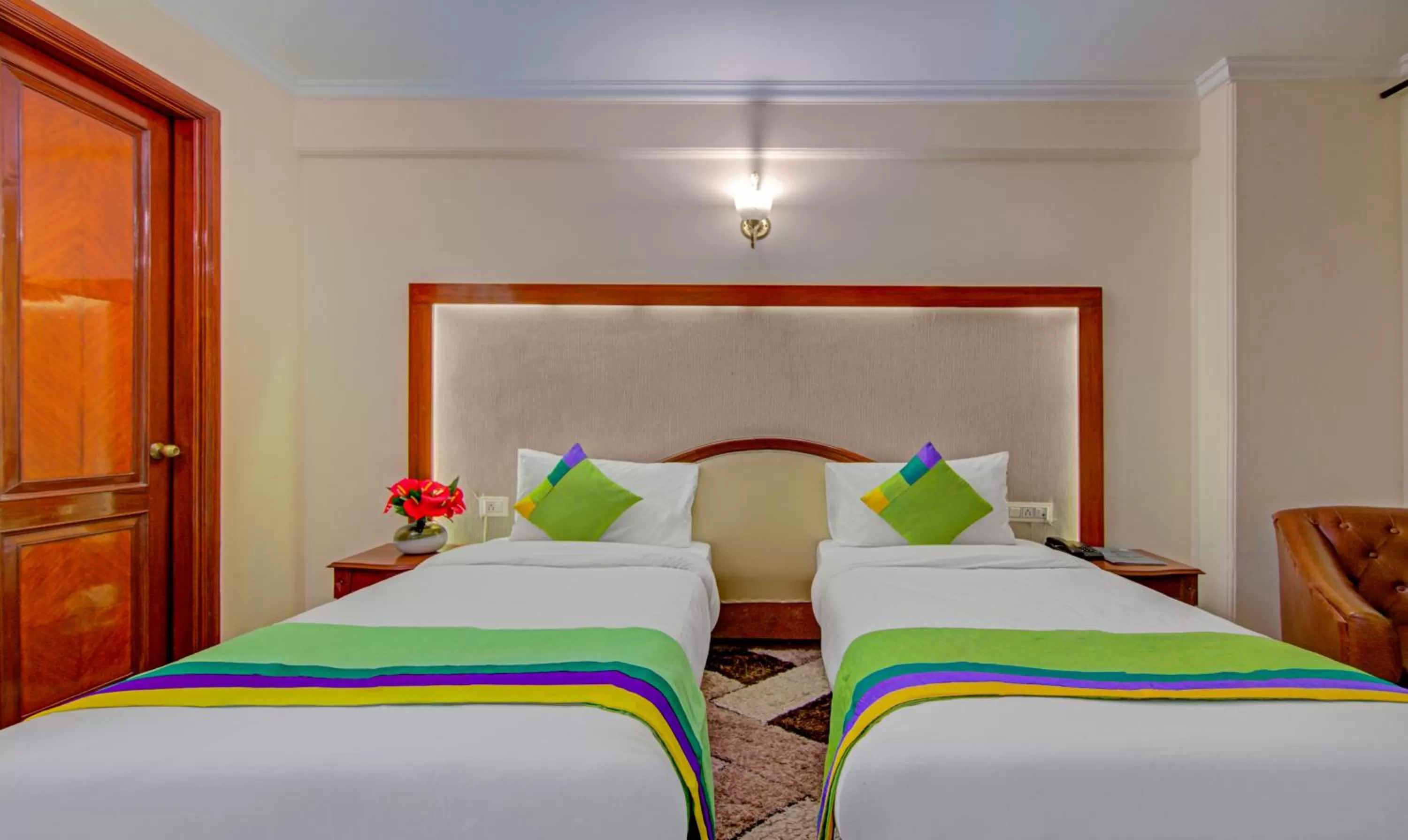 Bed in Treebo Trend Corporate Park