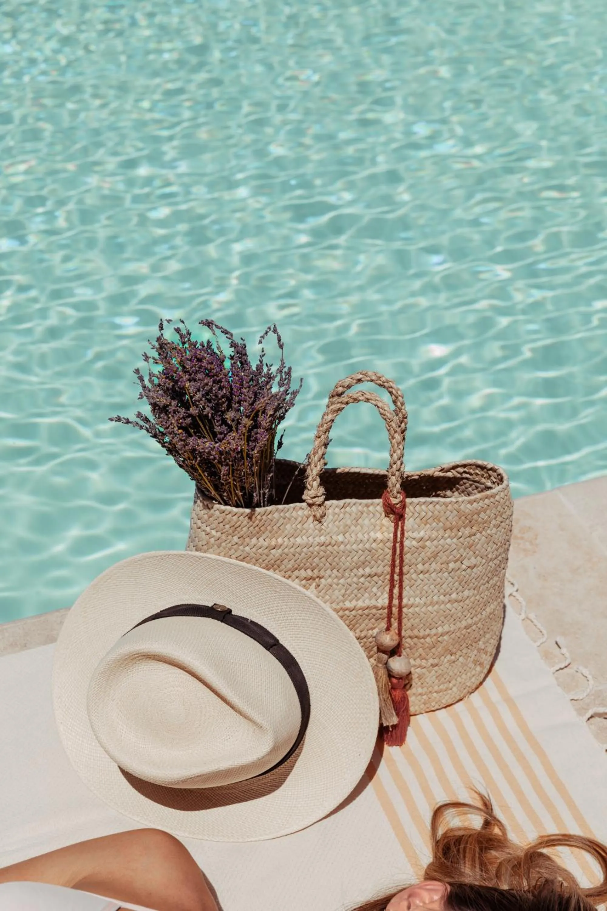 Swimming pool in Mas des Romarins, The Originals Relais