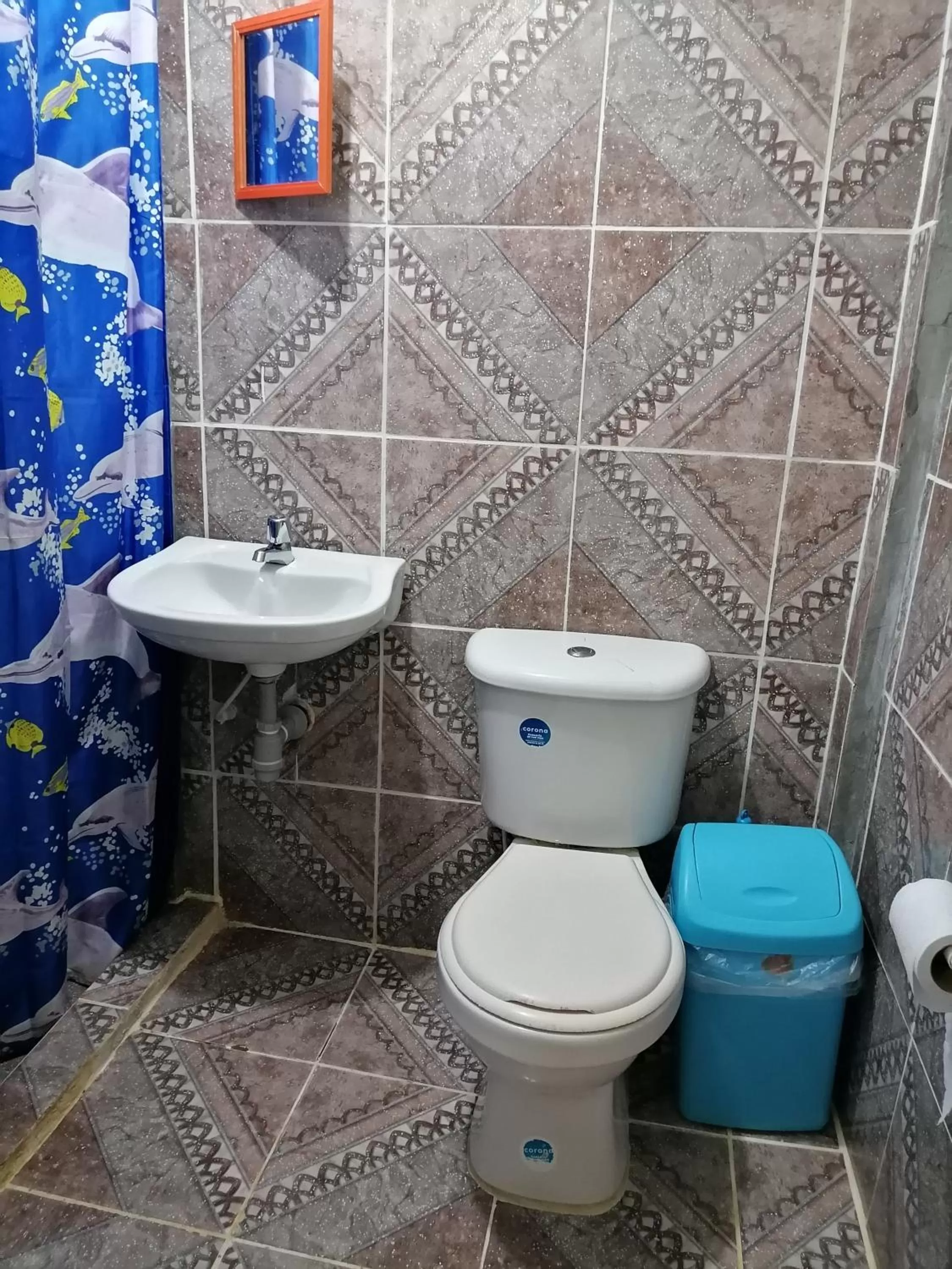 Bathroom in Ecocabañas Manguare