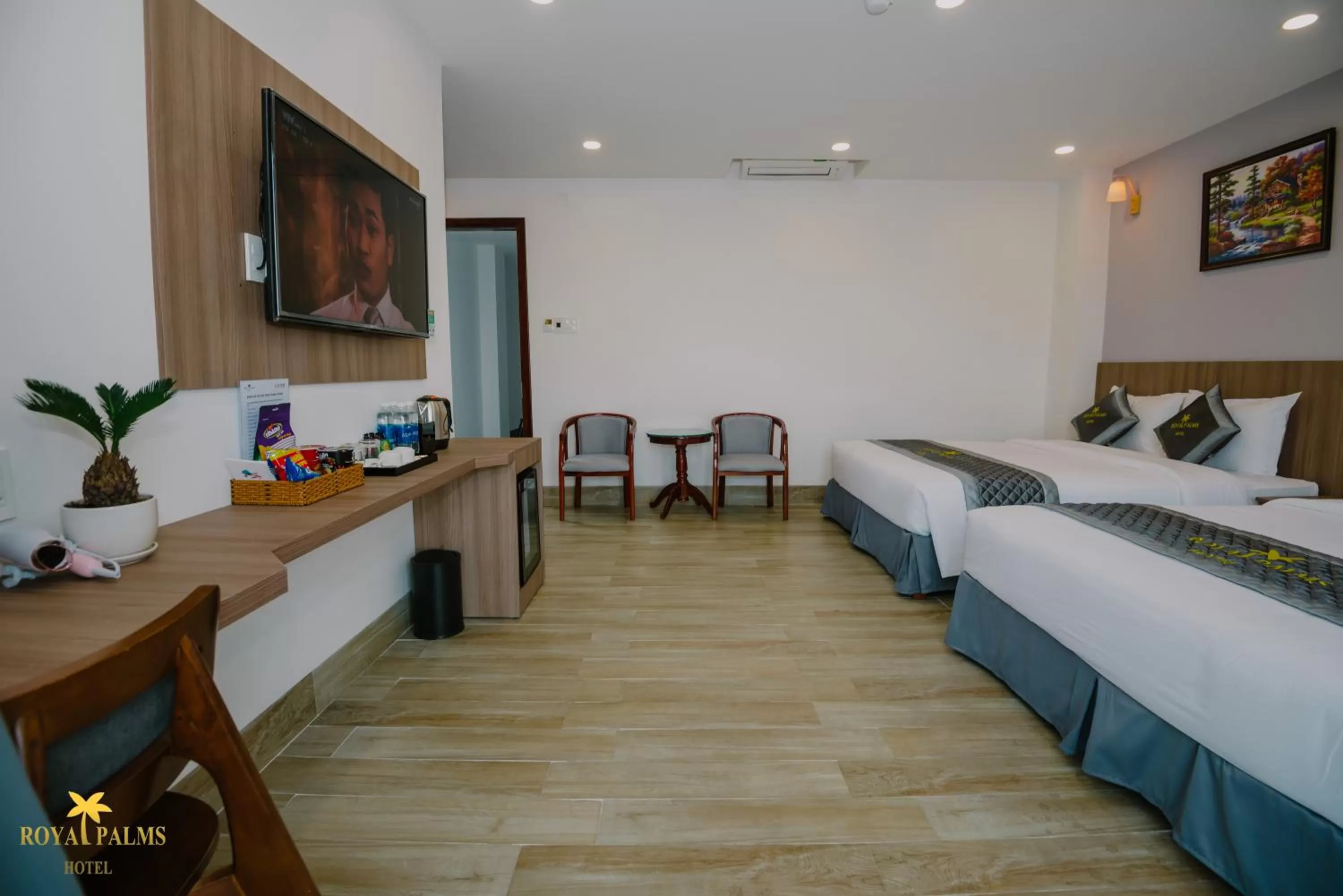 Bed in Royal Palms Hotel