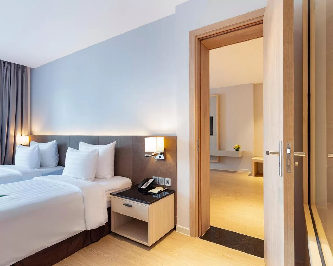 Bedroom, Bed in DQua Hotel