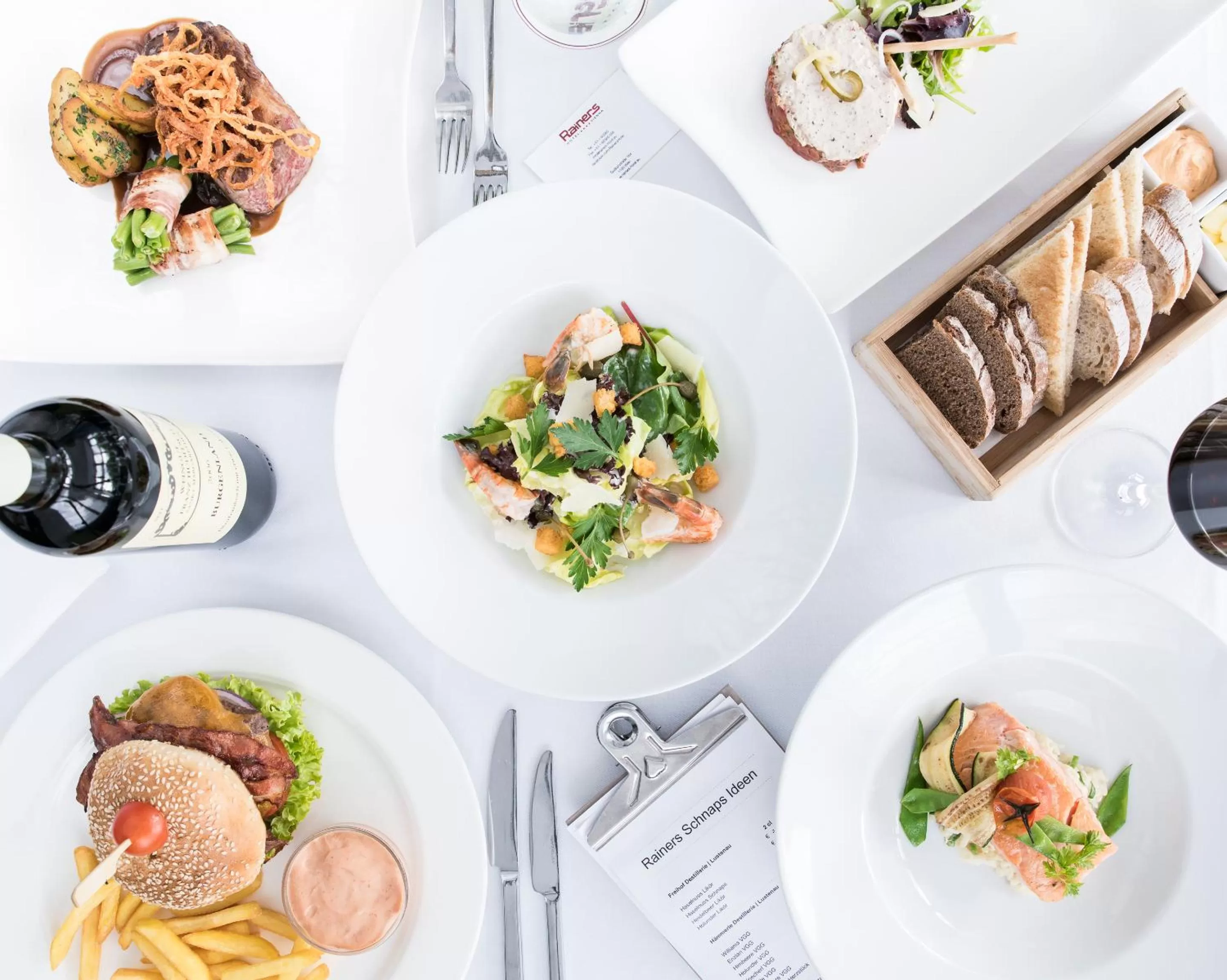 Food close-up in Rainers Hotel Vienna