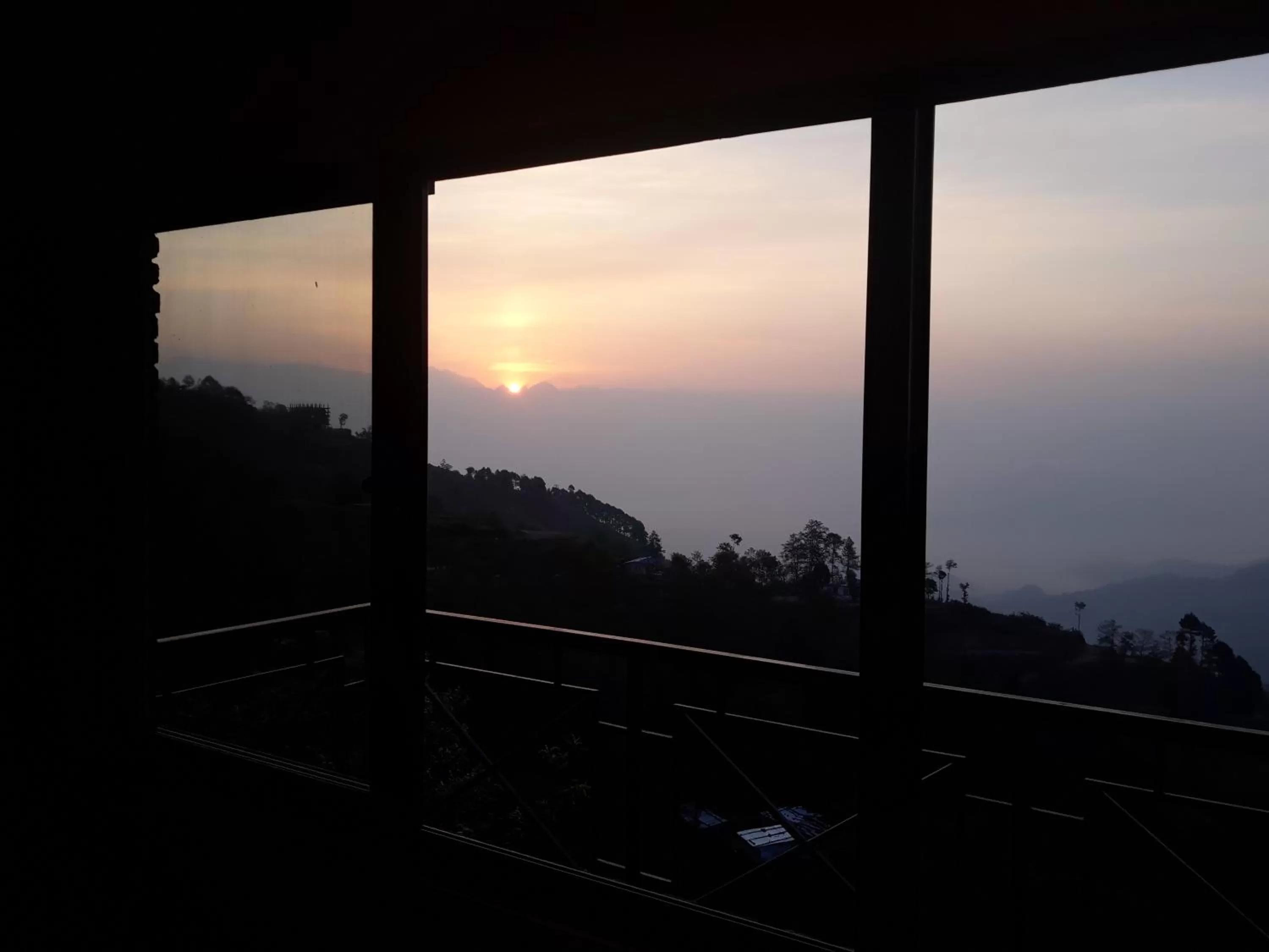 Sunrise/Sunset in Hotel Nagarkot Holiday Inn
