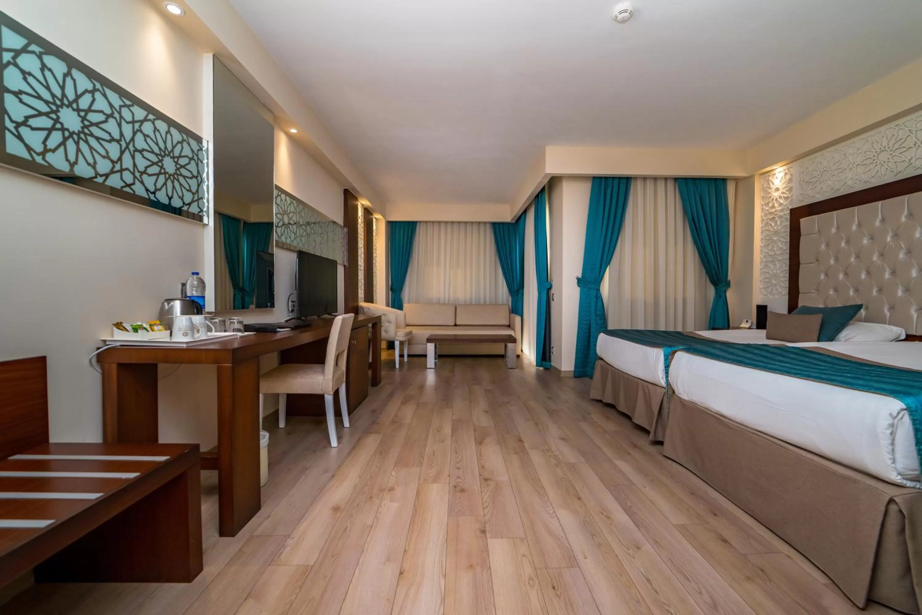 Bed in Kamelya Selin Hotel Luxury Resort & SPA