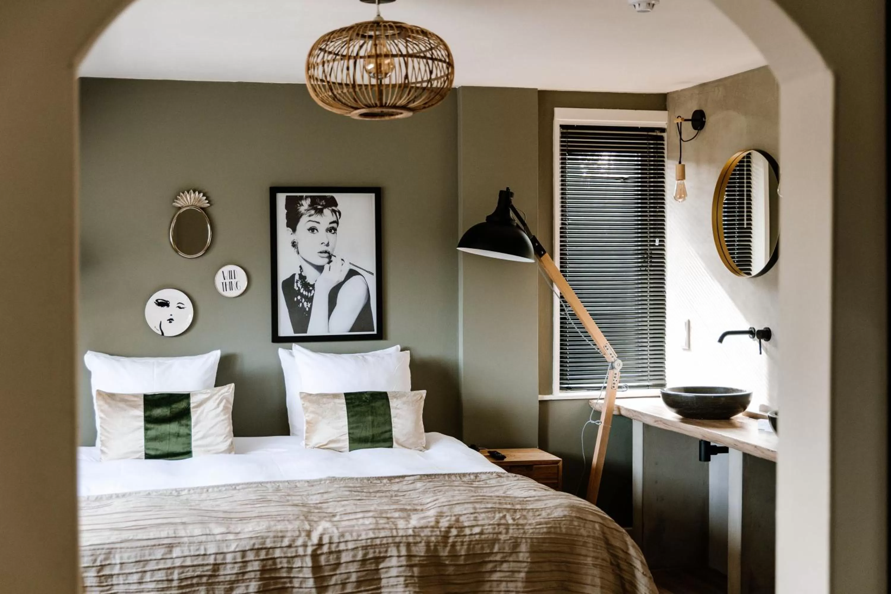 Bed in Boutique Hotel Hoog Soeren