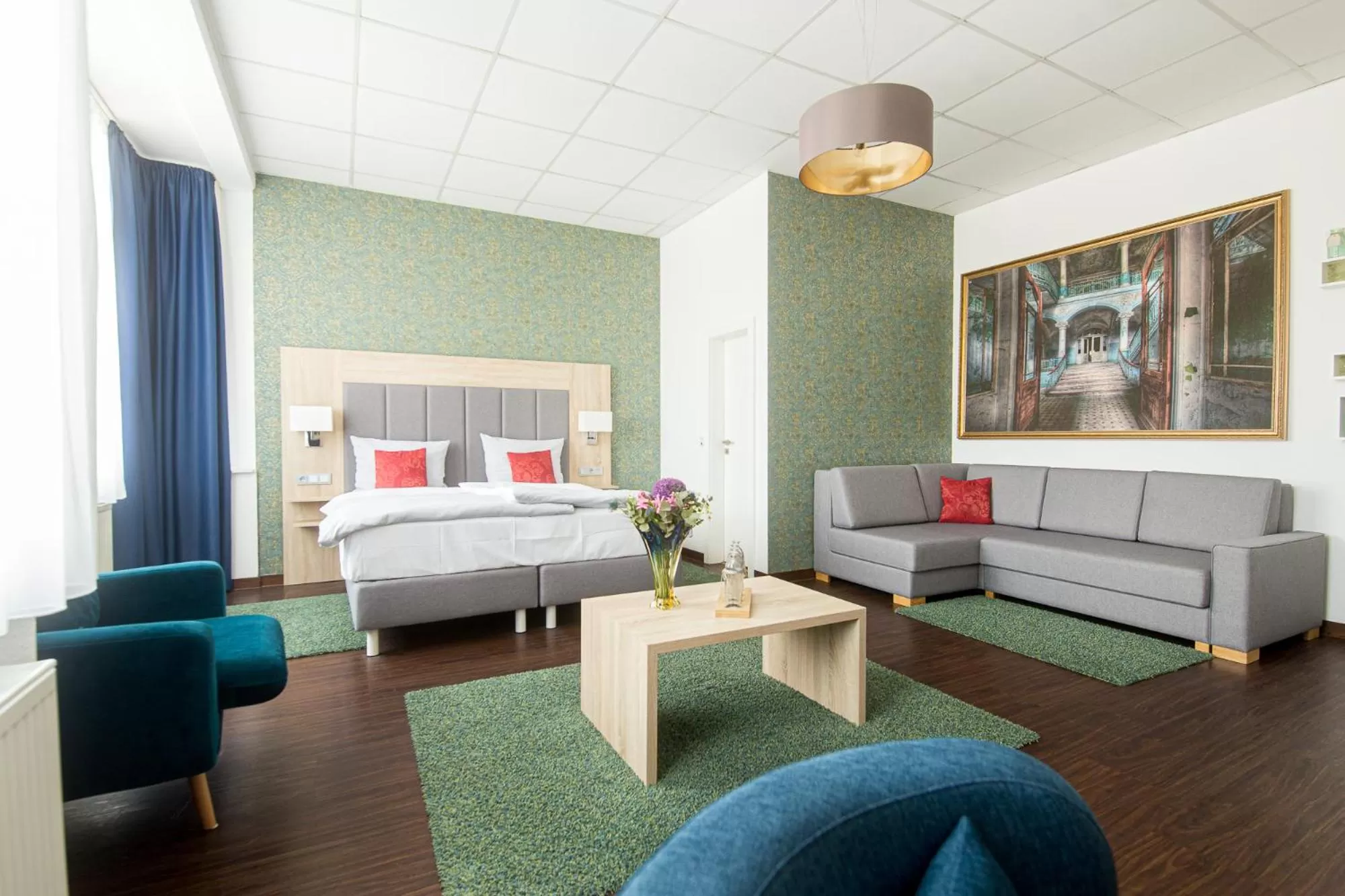 Living room in Pallas Hotel