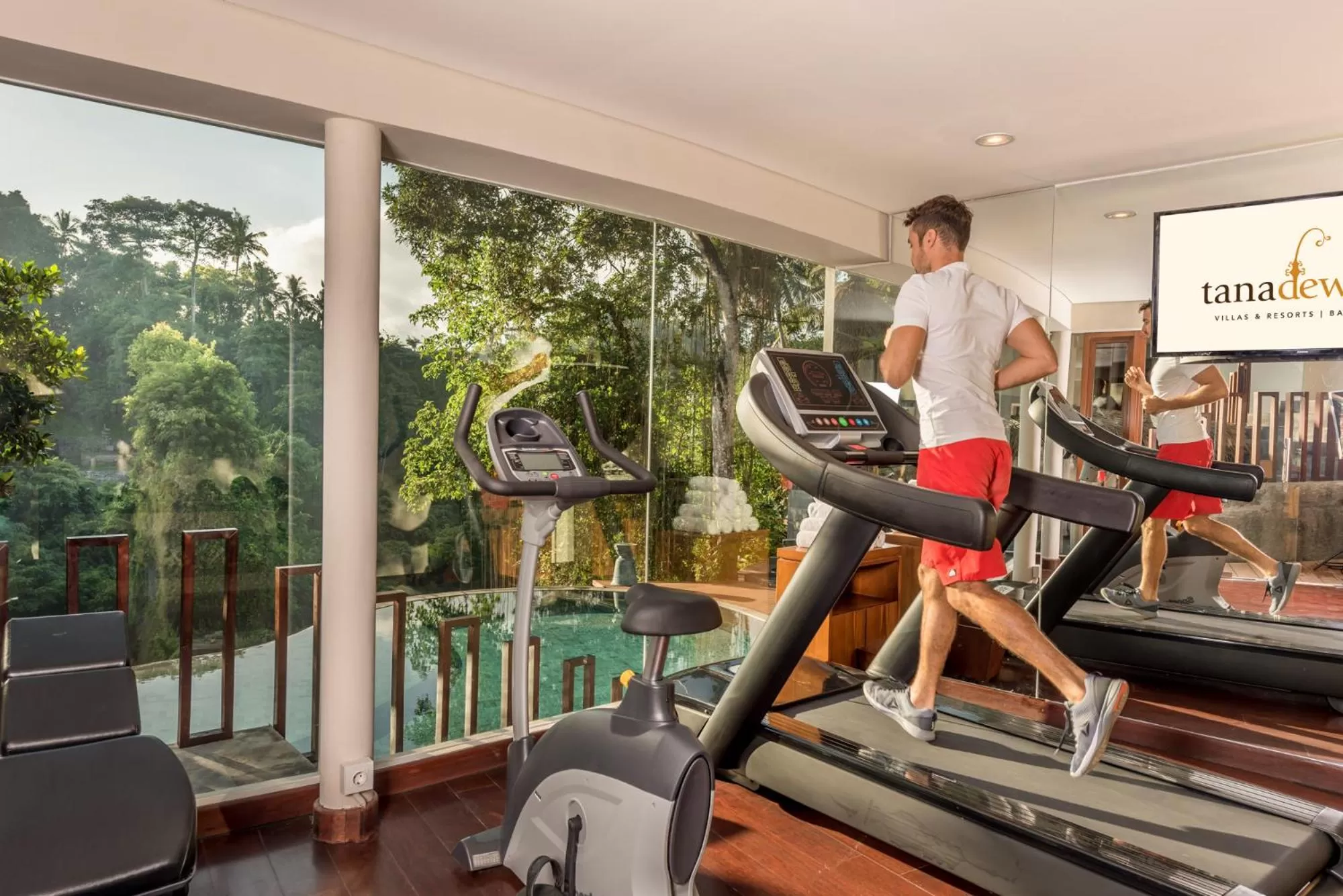 Fitness centre/facilities in tanadewa Resort Ubud Bali by Cross Collection
