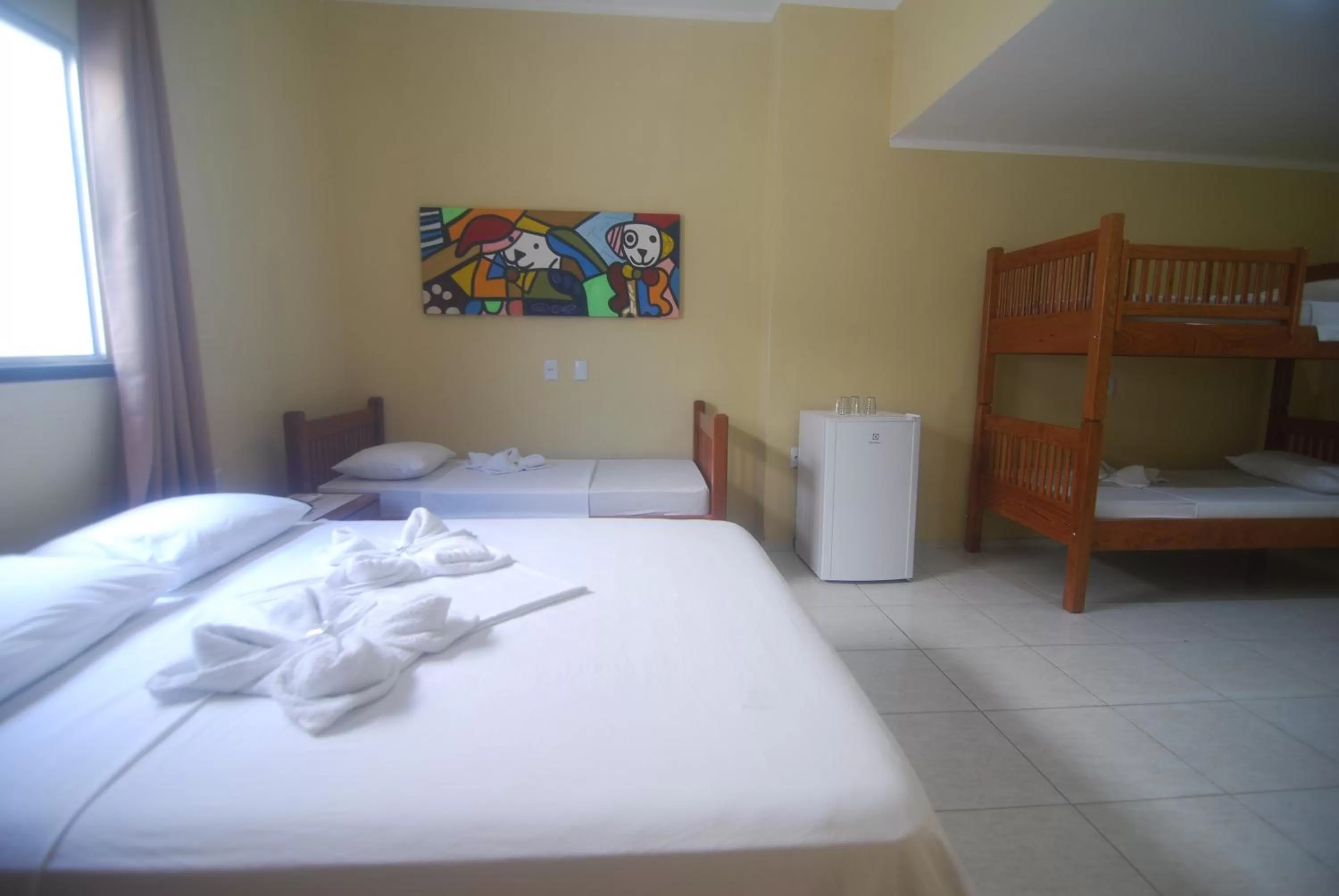 Bed in Refúgio Pousada Fortaleza