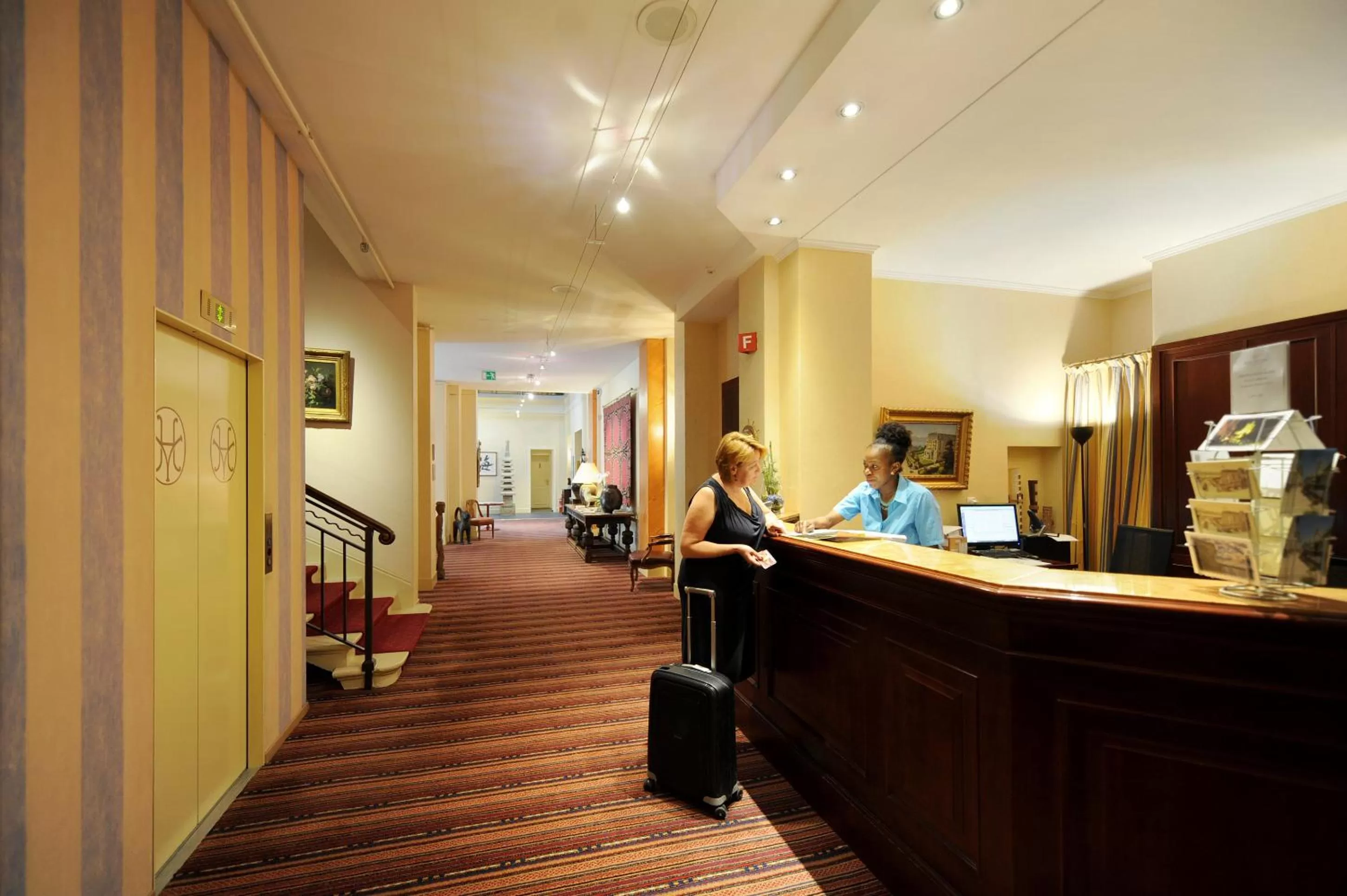 Lobby or reception in Hotel Victoria