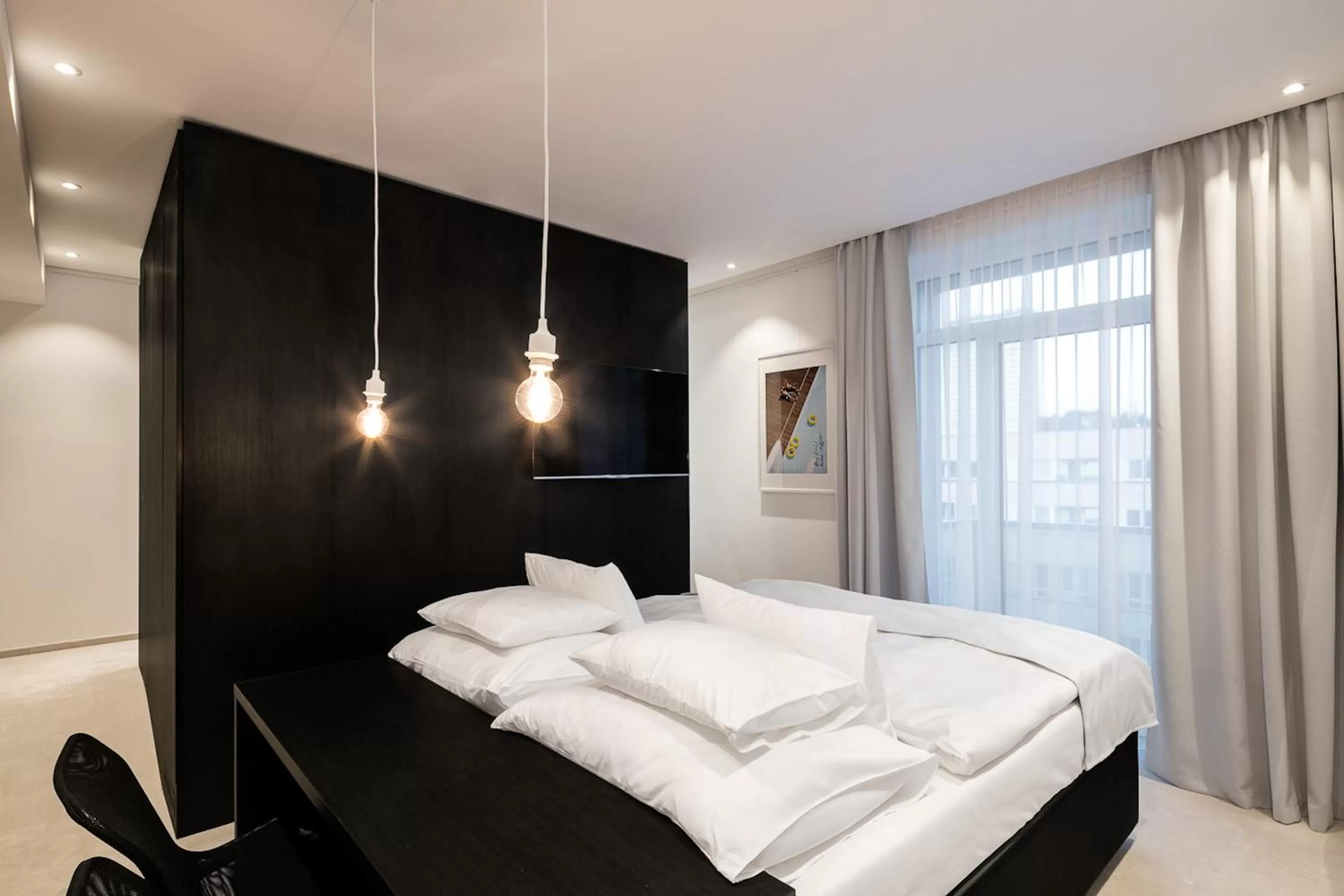 Bed in Pytloun Grand Hotel Imperial