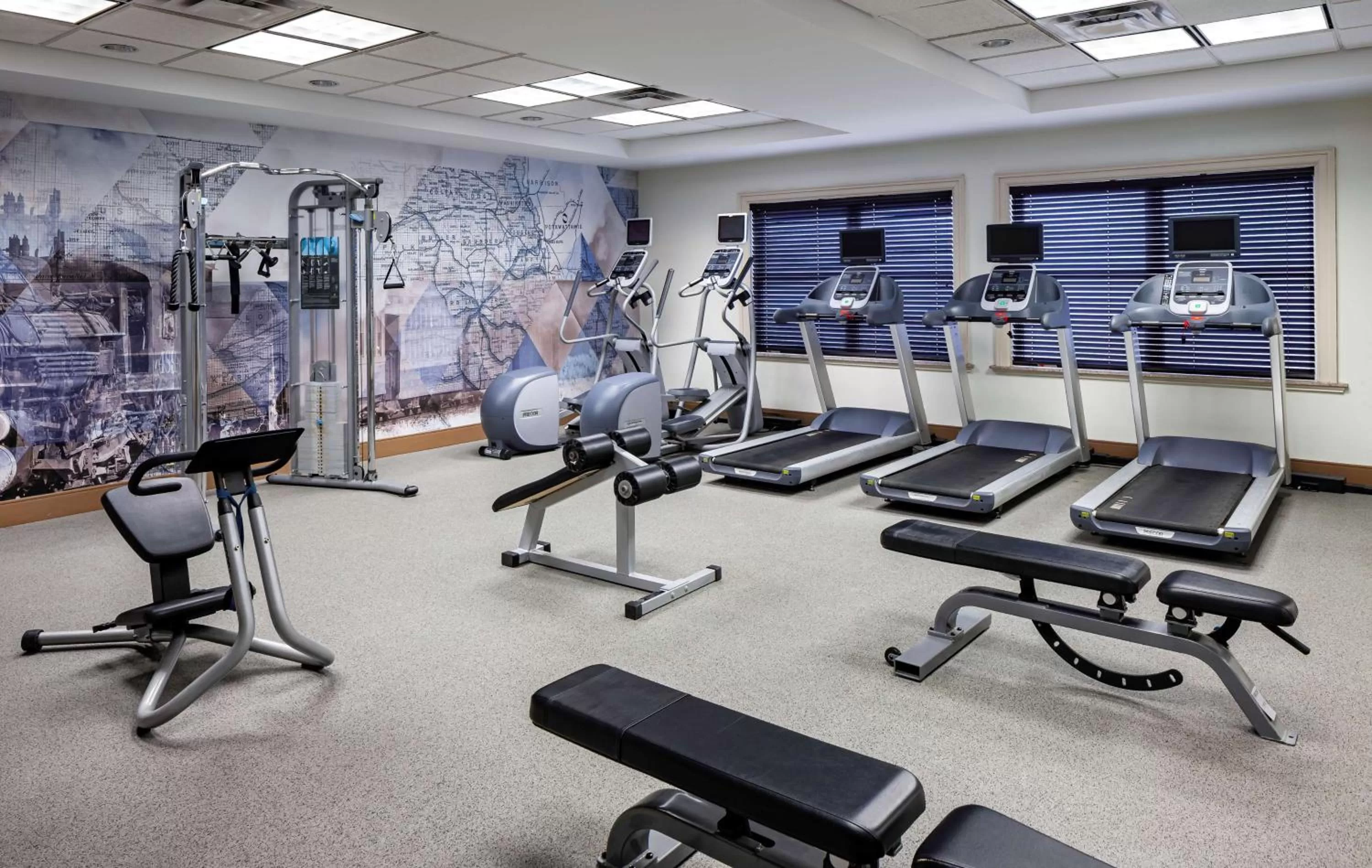 Fitness centre/facilities in Hilton Garden Inn Omaha Downtown-Old Market Area