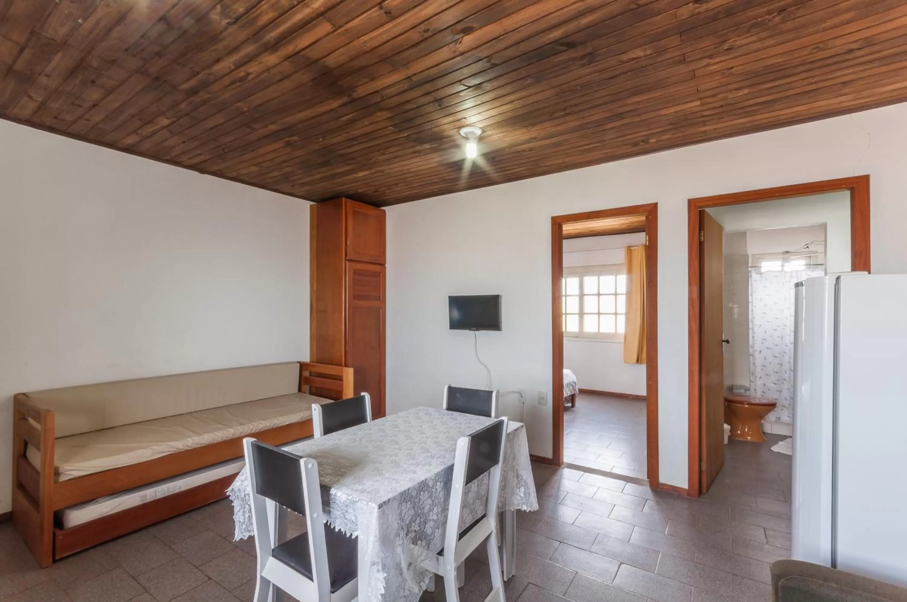 Bed in Pousada Itapeva