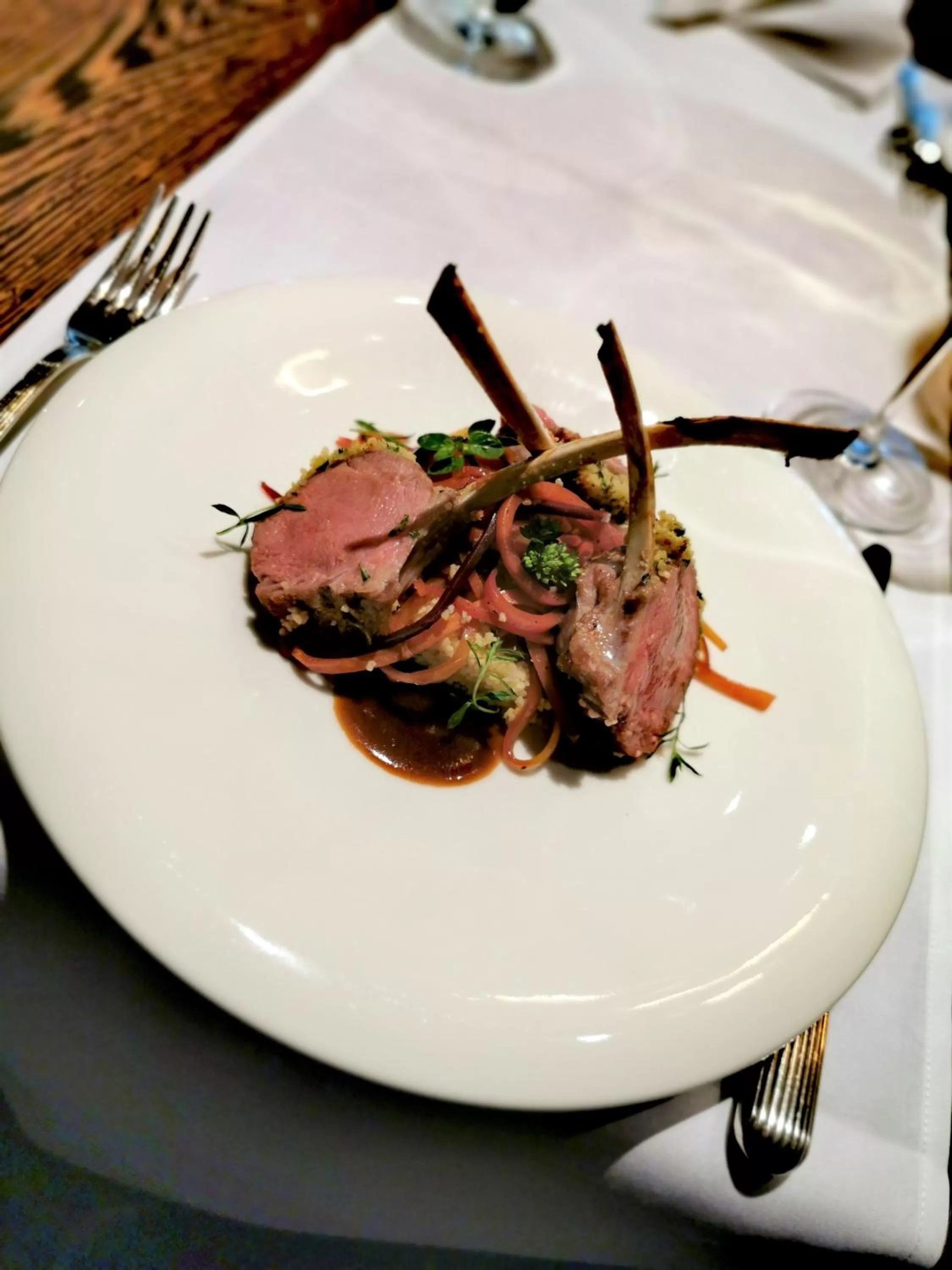 Food close-up in Radisson Blu Hotel, St. Gallen