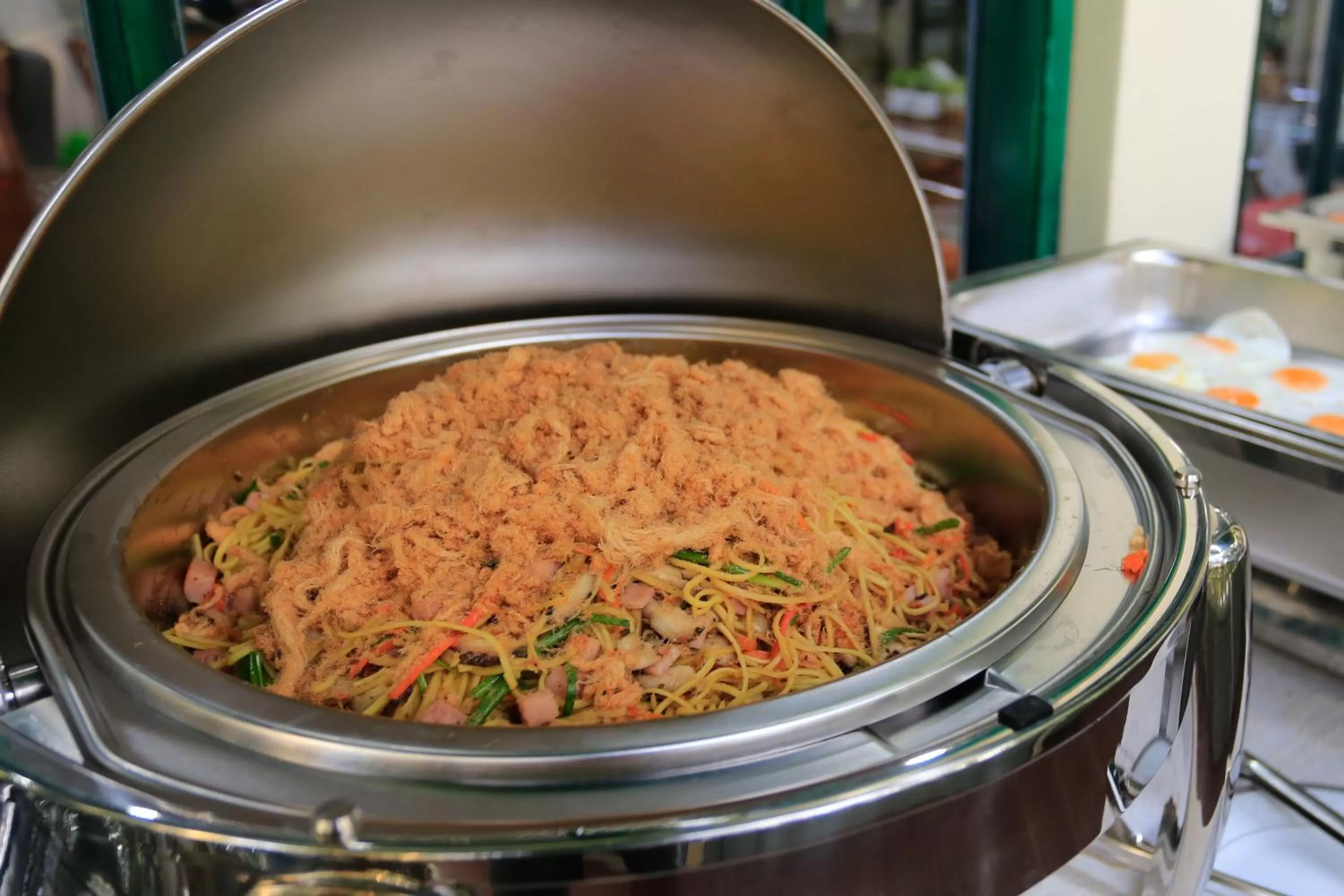 Buffet breakfast in Anchan Laguna Hotel โรงแรมอัญชันลากูน่า