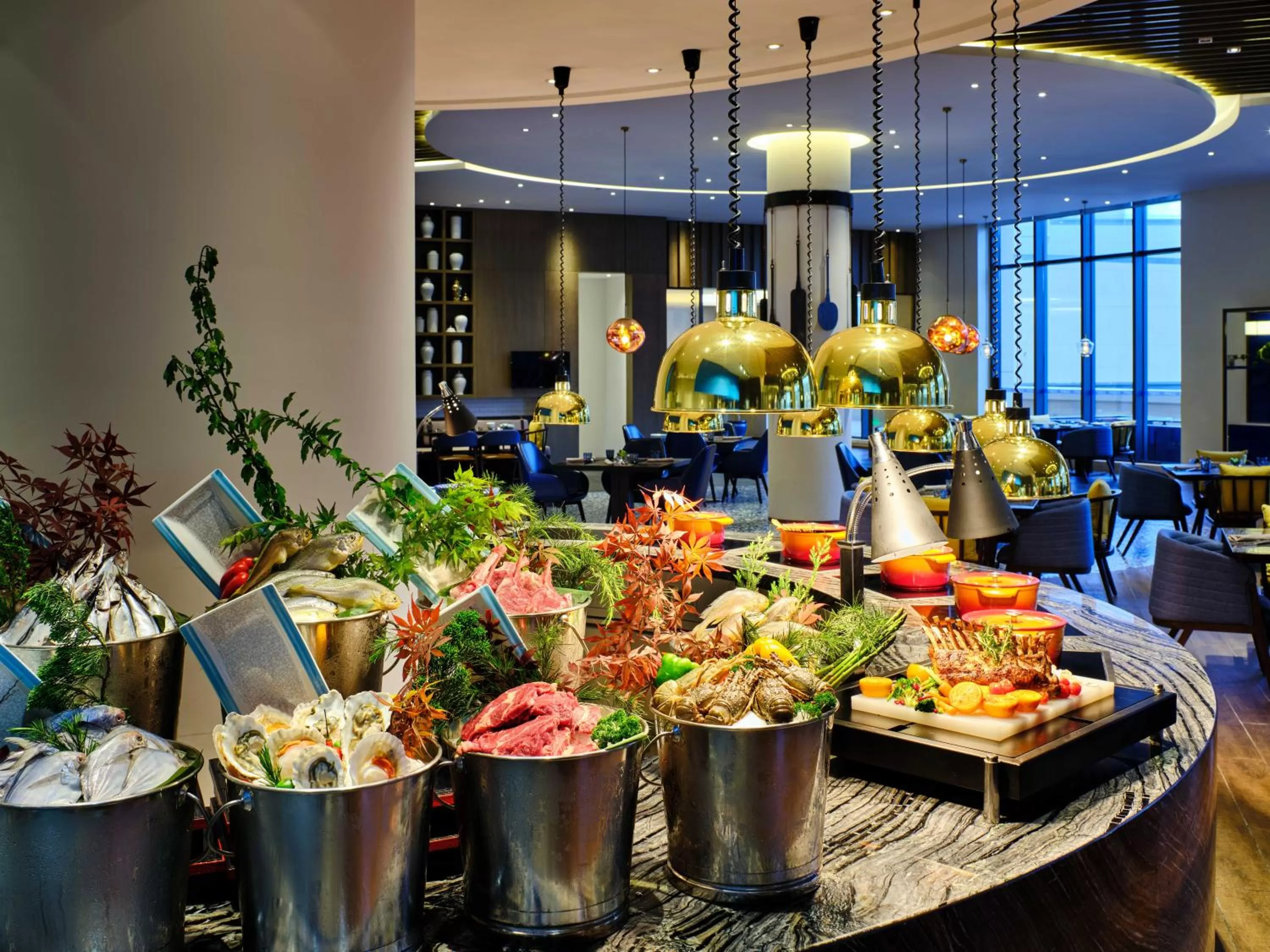 Restaurant/places to eat in Primus Hotel Shanghai Sanjiagang - Offer Pudong International Airport and Disney shuttle
