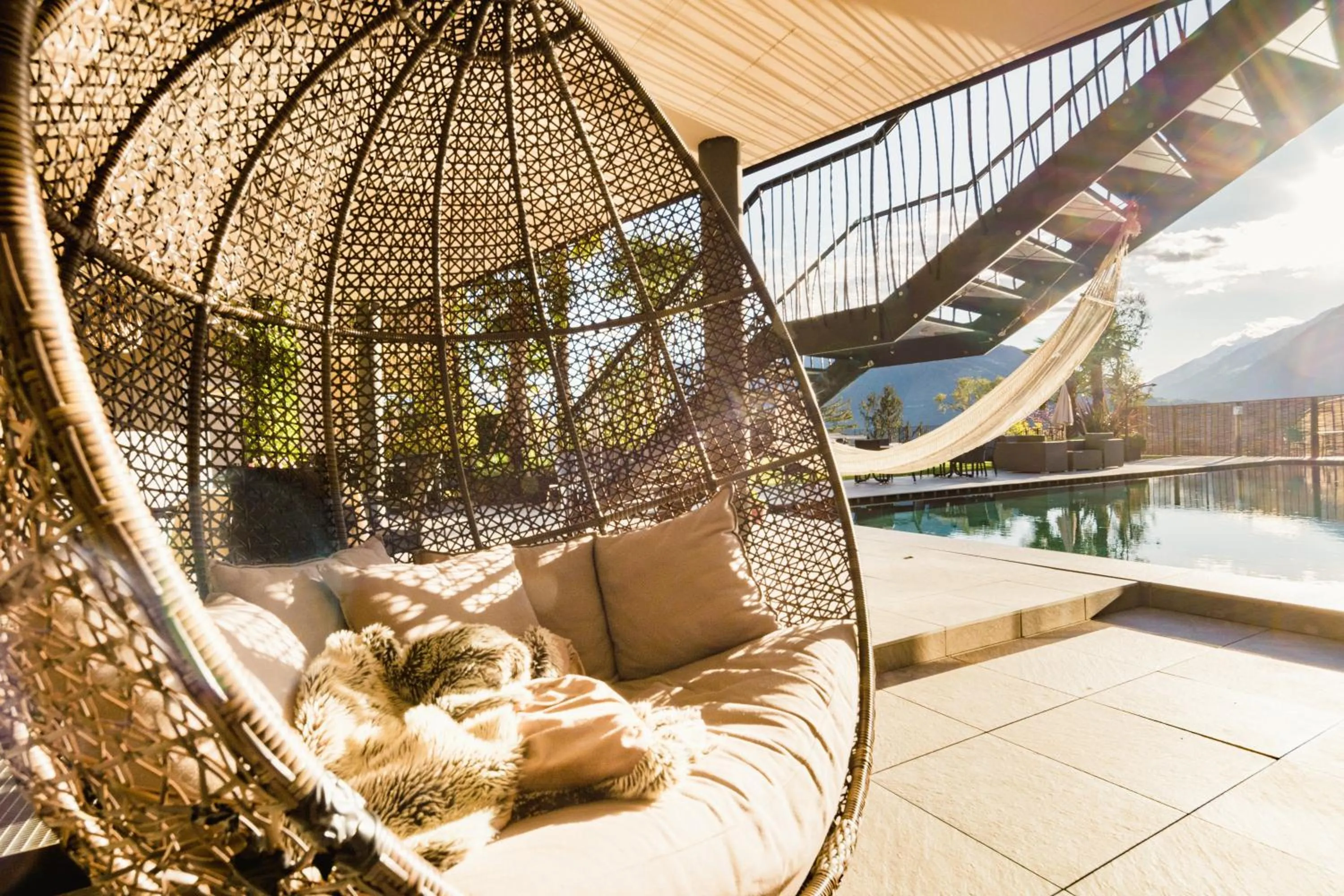 Garden in Hotel Der Weinmesser