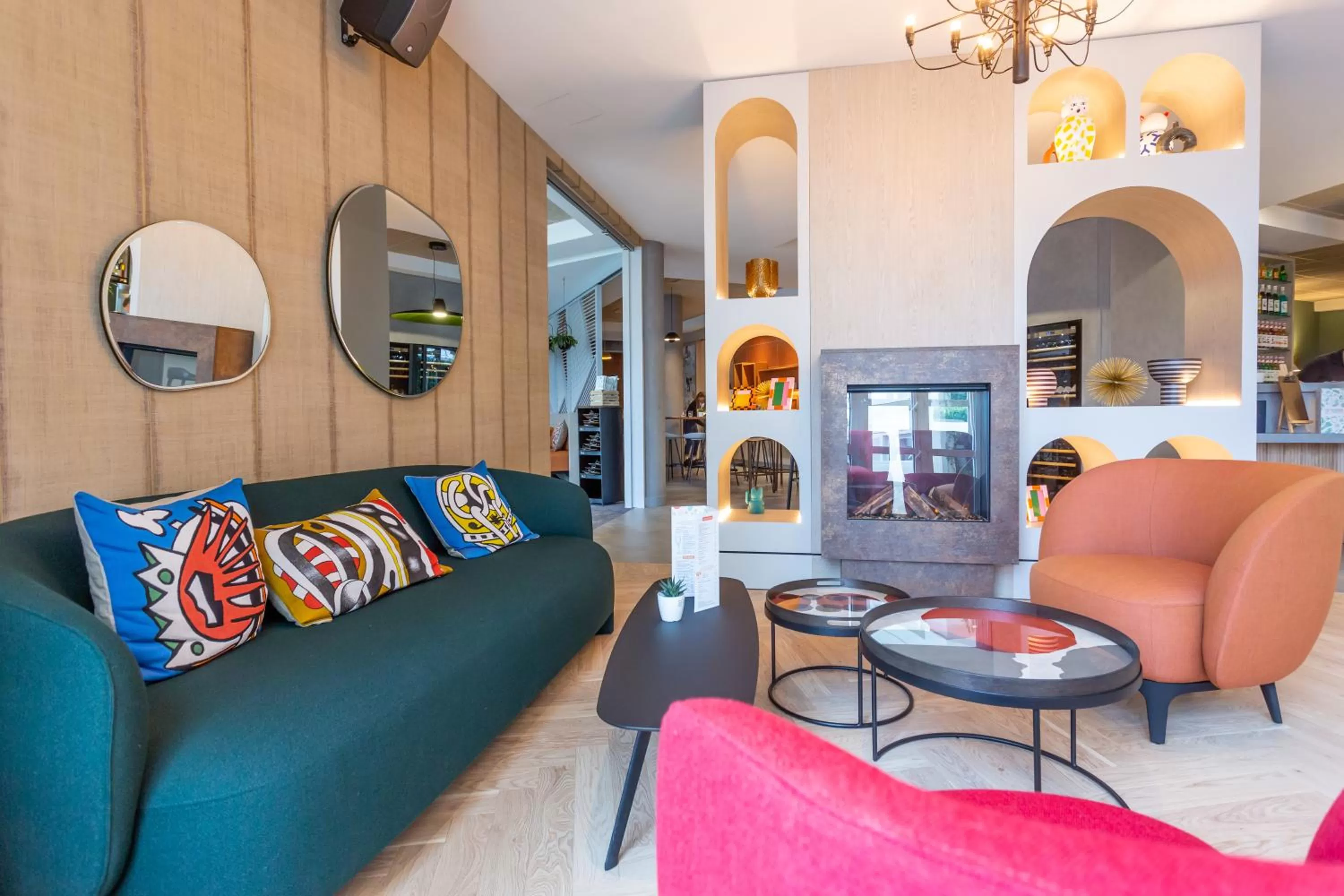 Seating area in Novotel Bourges