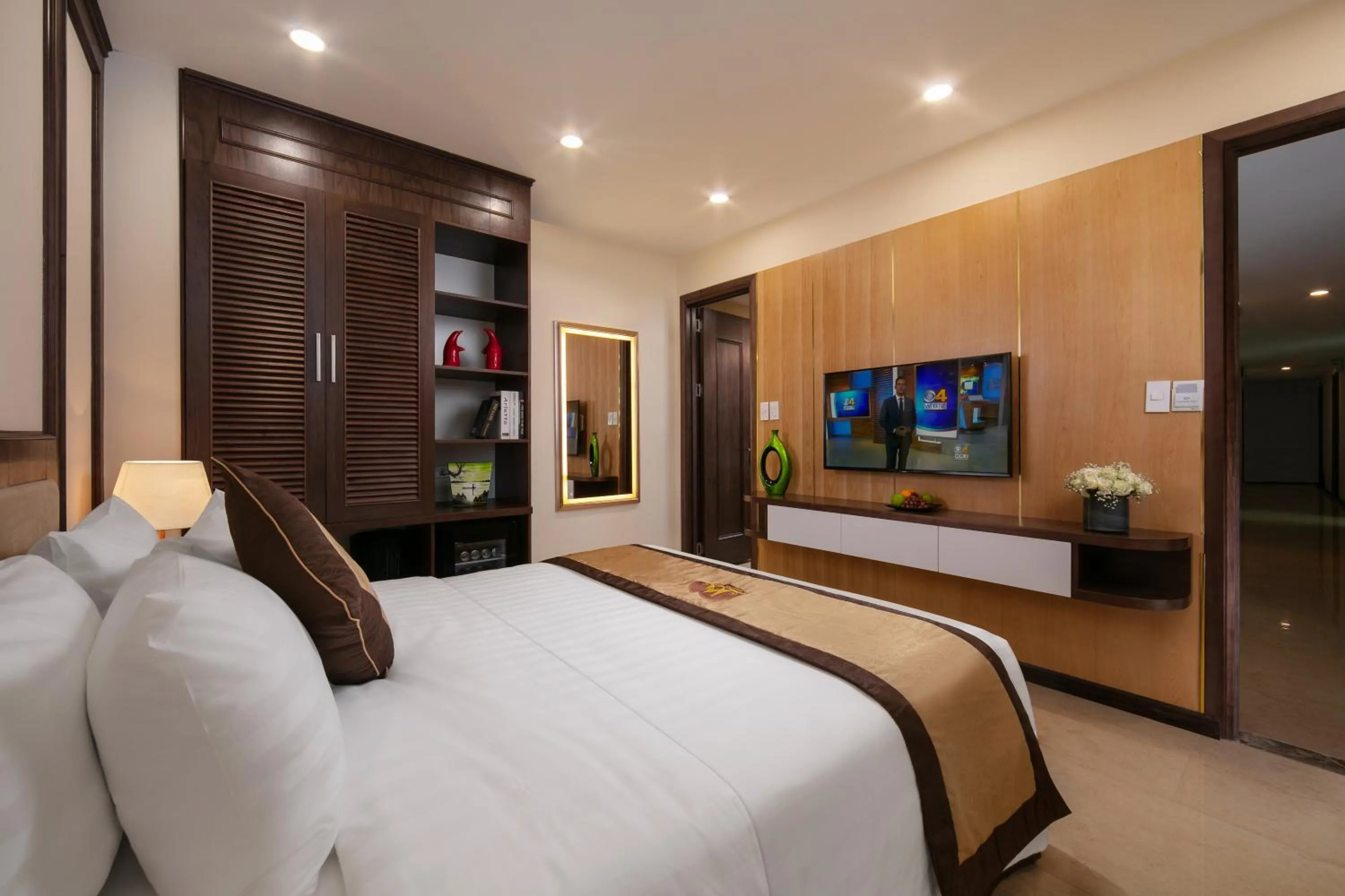 Photo of the whole room, Bed in Marina Hotel Ha Noi