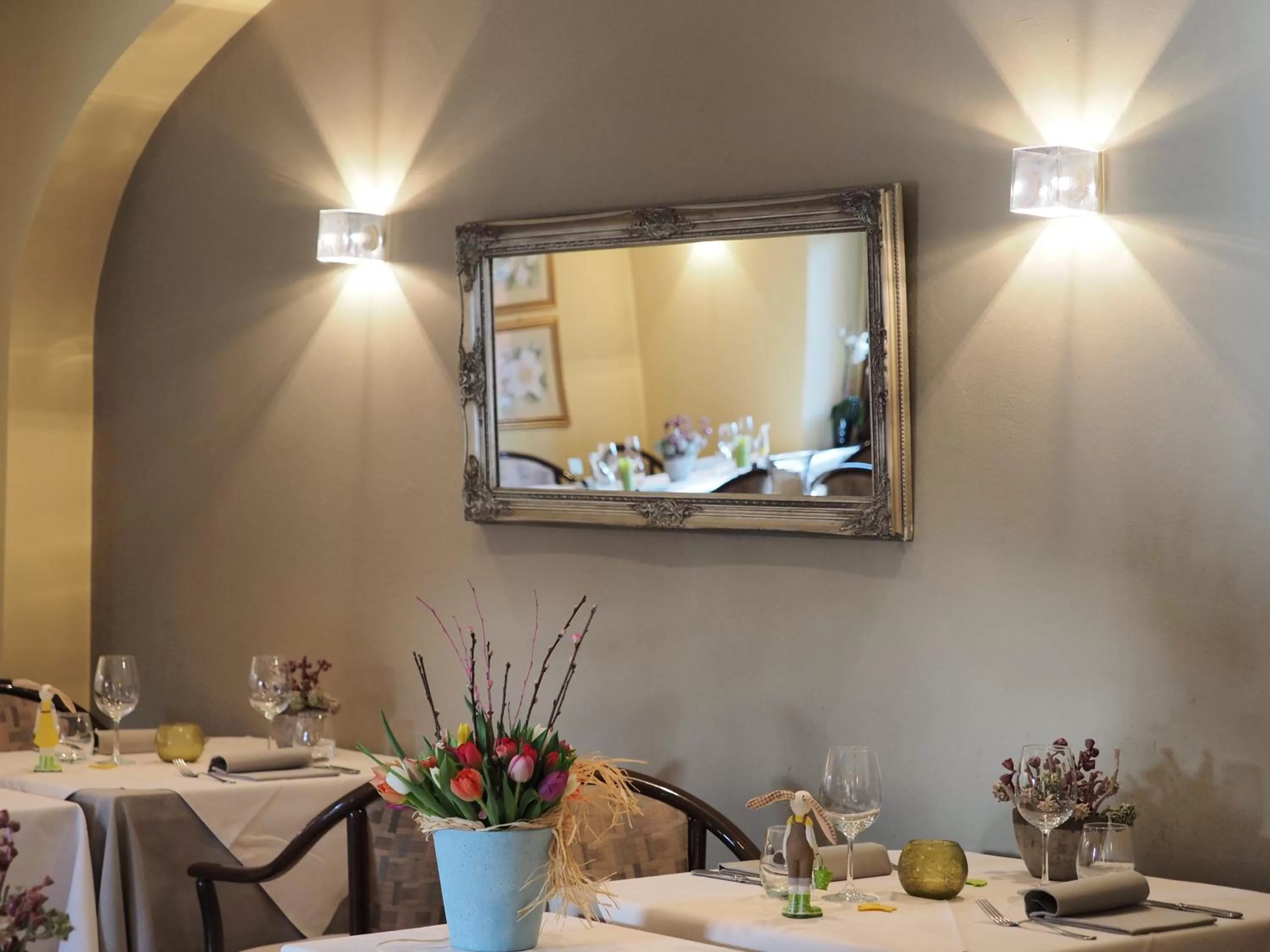 Restaurant/places to eat, TV/Entertainment Center in Ristorante Charme Hotel Tre Terre