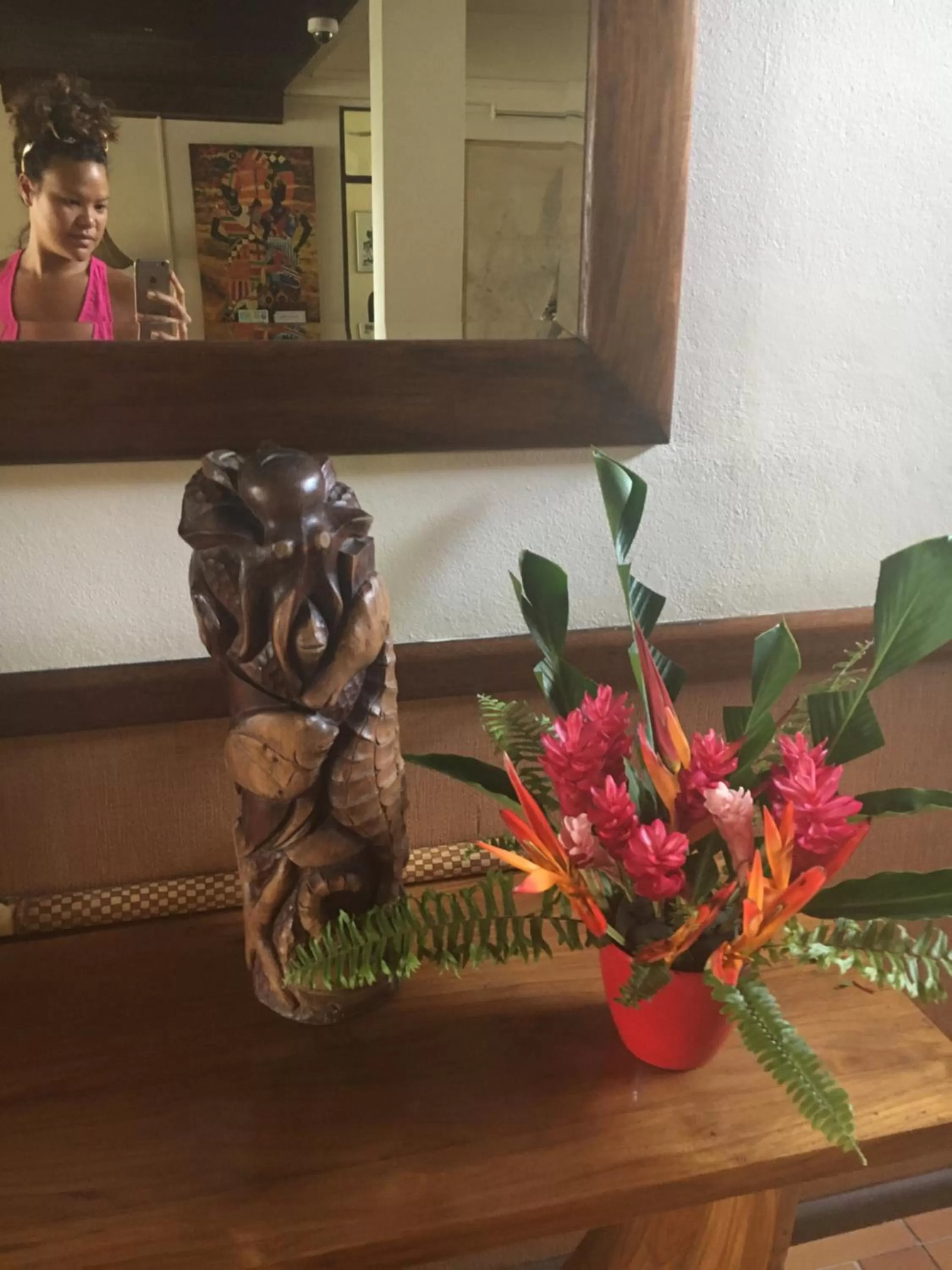 Decorative detail in Hotel Santo Vanuatu